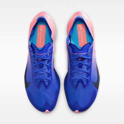 Nike Vaporfly 4 Straßenlaufschuh für Wettkämpfe (Herren) – Racer Blue/Blue Lightning/Atomic Pink/Weiß
