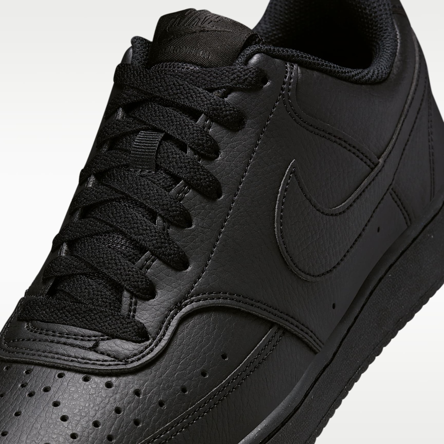 Nike Court Vision Low Next Nature Herrenschuh – Schwarz/Schwarz/Schwarz
