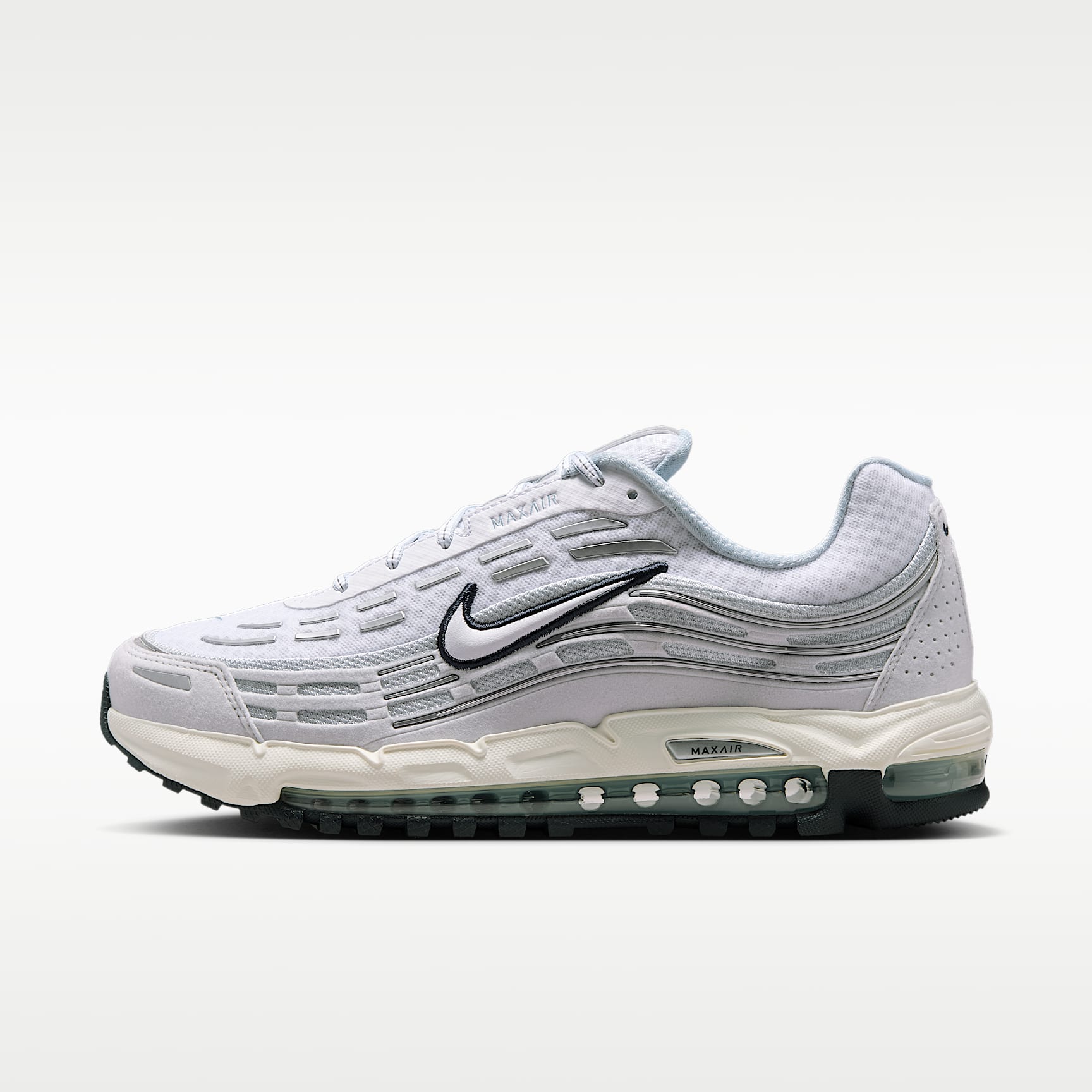 Nike Air Max TL 2.5 Schuh (Herren) – Weiß/Pure Platinum/Metallic Silver/Dark Obsidian