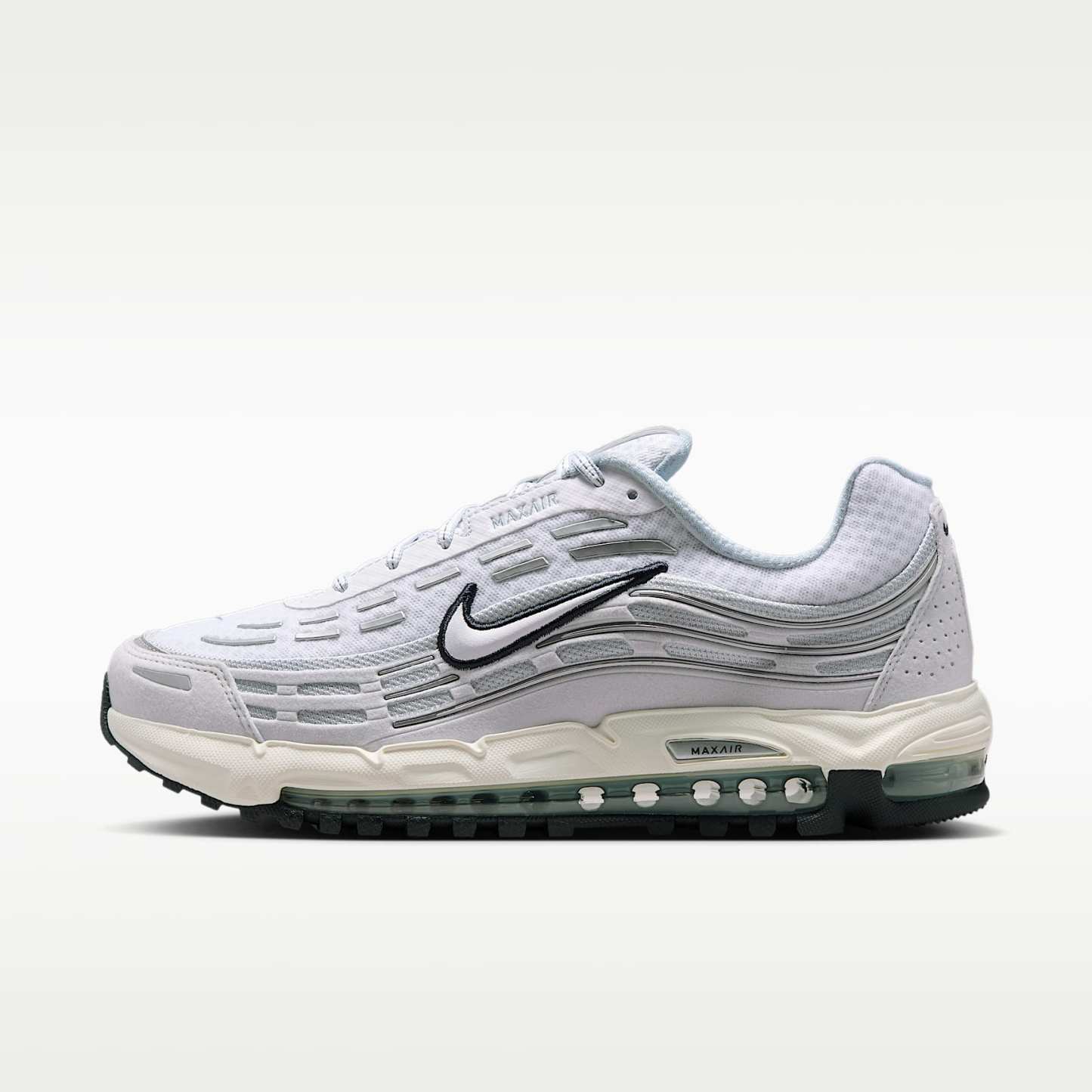 Nike Air Max TL 2.5 Schuh (Herren) – Weiß/Pure Platinum/Metallic Silver/Dark Obsidian