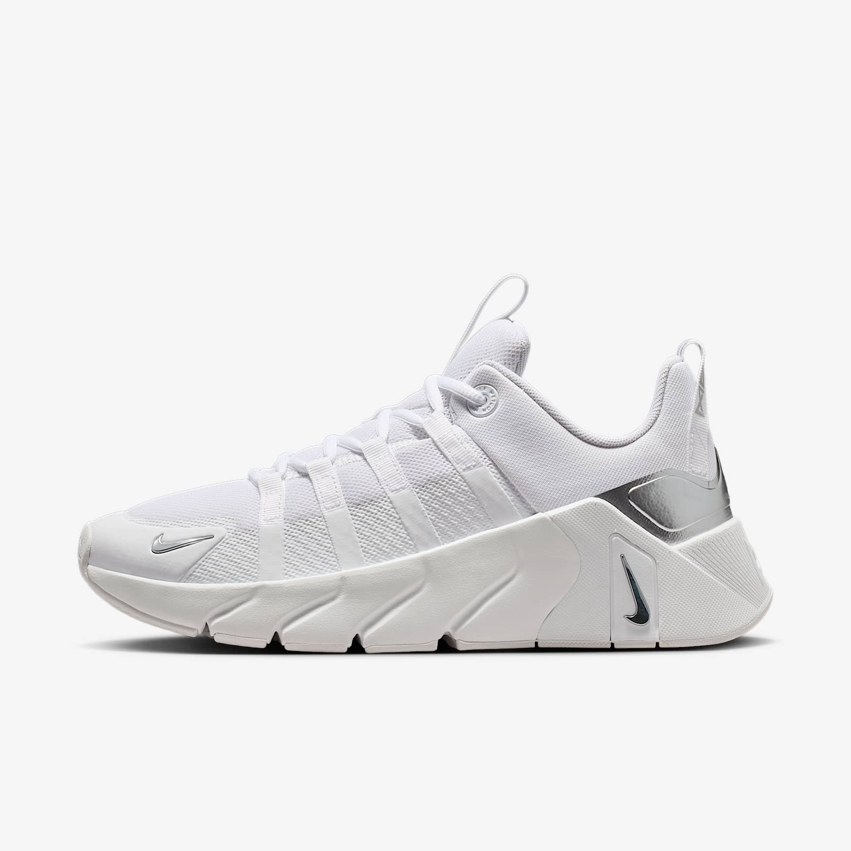 Nike Free Metcon 7 Trainingsschuhe (Damen) – Weiß/Weiß/Metallic Silver