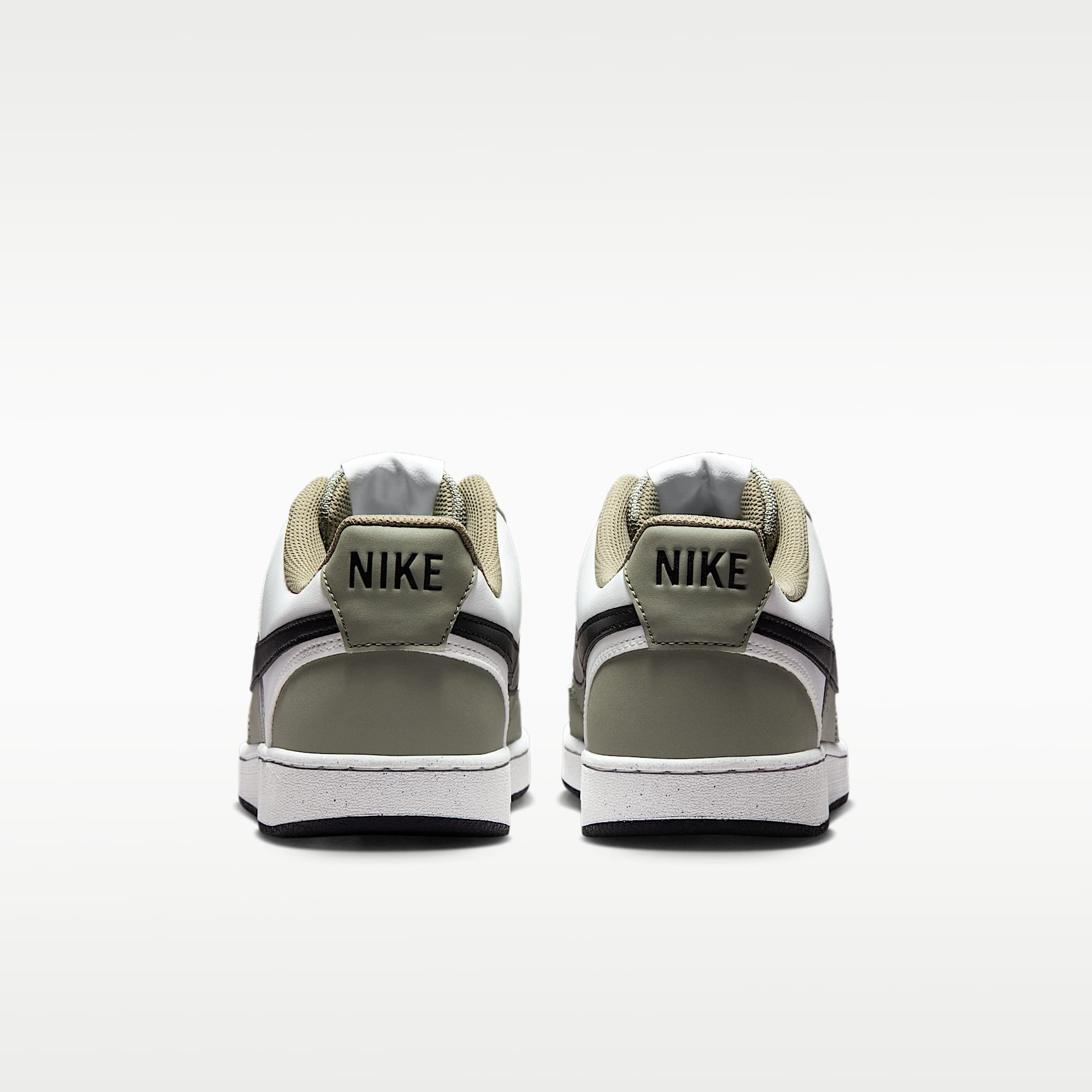 Nike Court Vision Low Herrenschuh – Summit White/Silver Sage/Schwarz