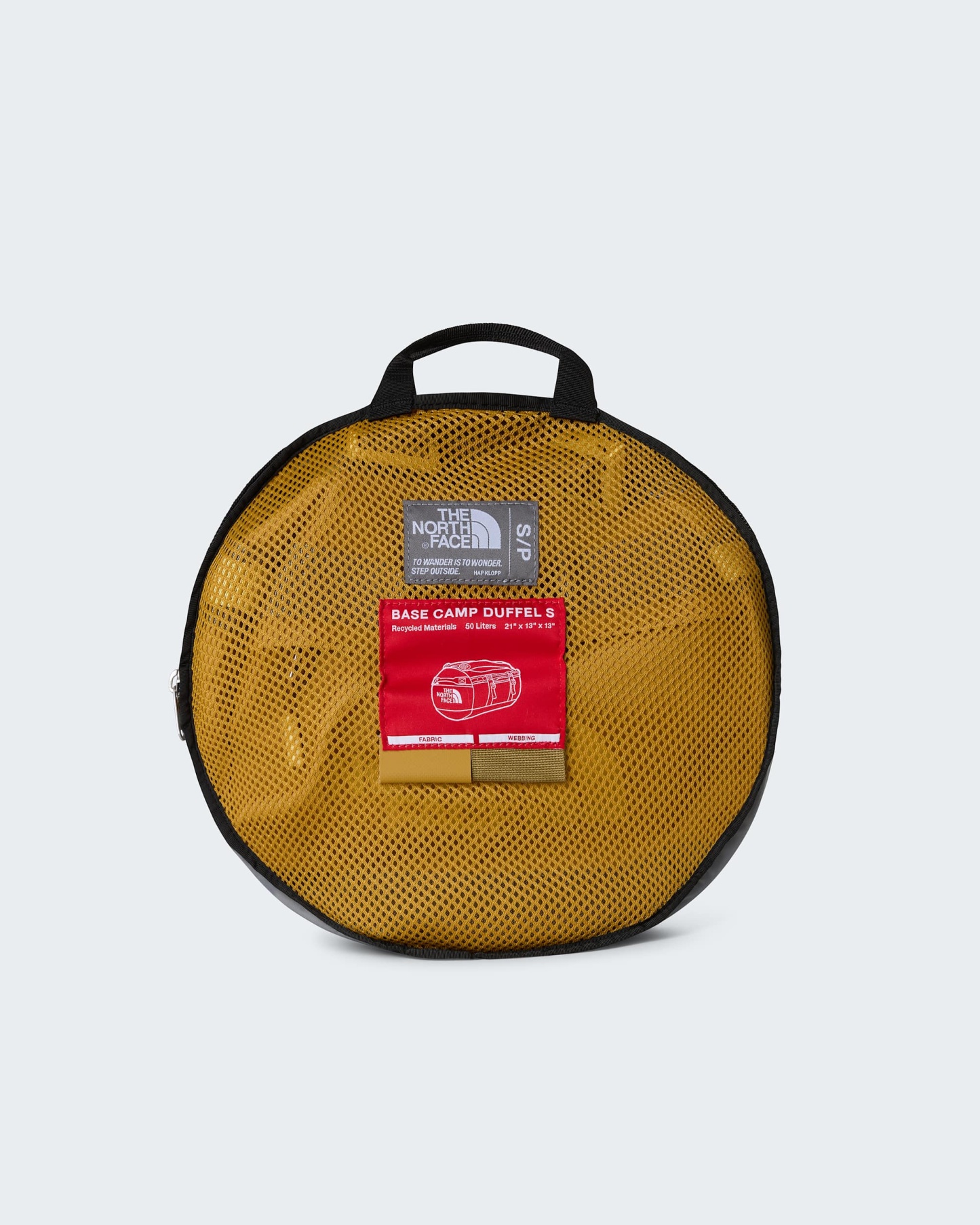 Base Camp Duffel-Tasche 50L – S – Golden Tan-Cedar-Honeyed Sand