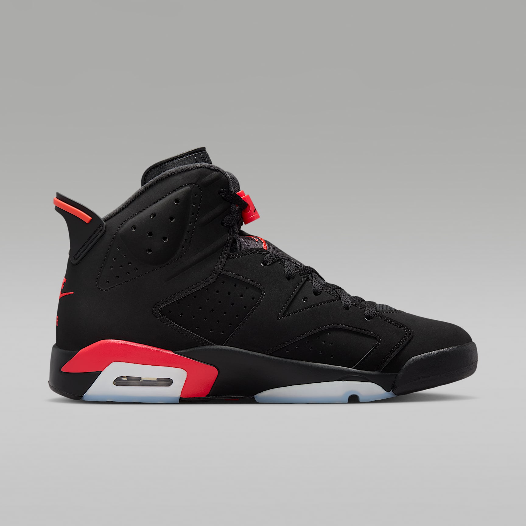 Air Jordan 6 Retro Herrenschuh – Schwarz/Light Crimson