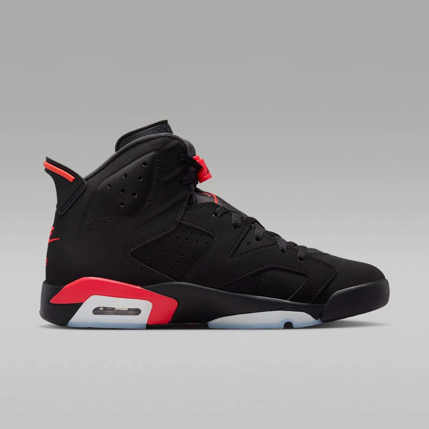 Air Jordan 6 Retro Herrenschuh – Schwarz/Light Crimson