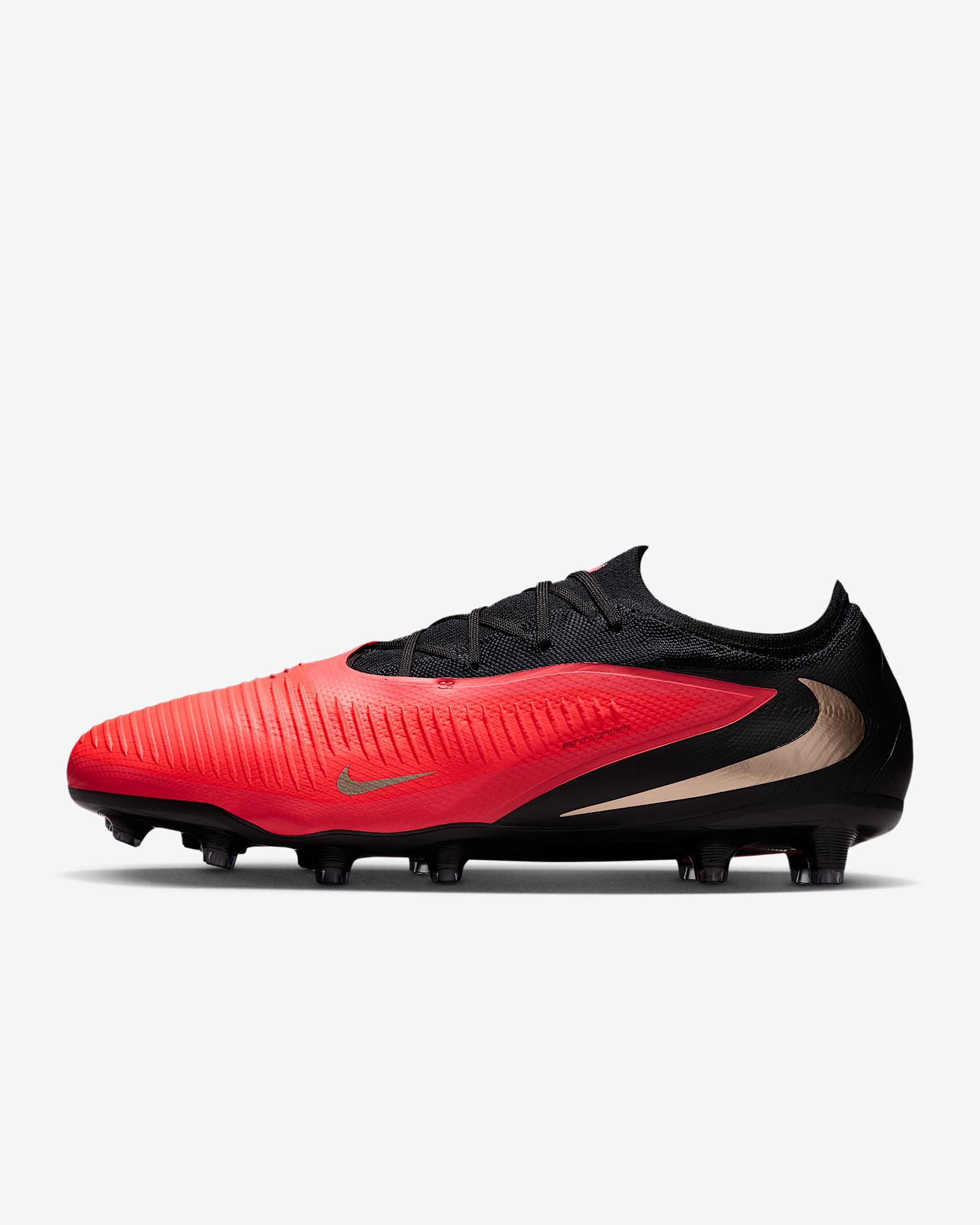 Nike Phantom 6 Low Pro Fußballschuh für Kunstrasen – Bright Crimson/Bright Crimson/Schwarz