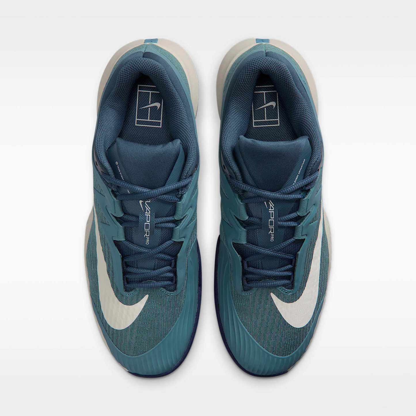 Nike Vapor Pro 3 Tennisschuh für Hartplätze (Herren) – Smokey Blue/Light Bone/New Slate/Weiß