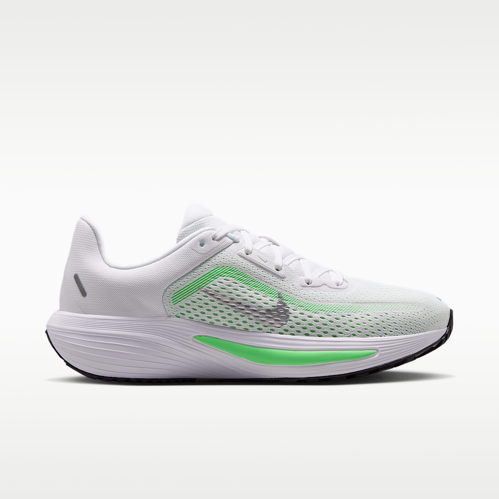 Nike Quest 7 Straßenlaufschuhe (Damen) – Weiß/Illusion Green/Cucumber Calm/Metallic Silver