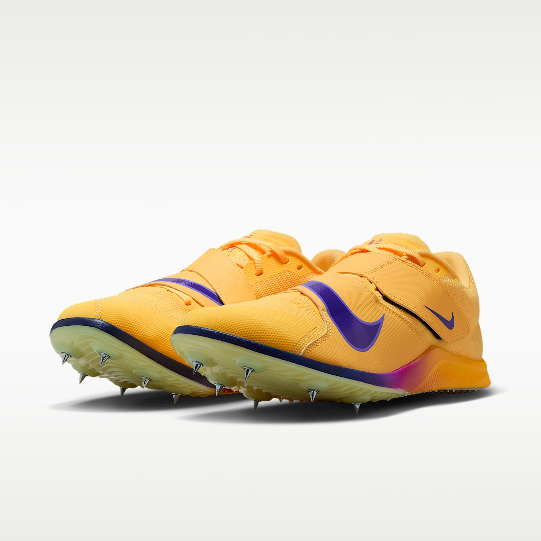 Nike Zoom Rival Jump Sprung-Spikes für Leichtathletik – Citron Pulse/Volt Glow/Hyper Violet/Indigo Burst