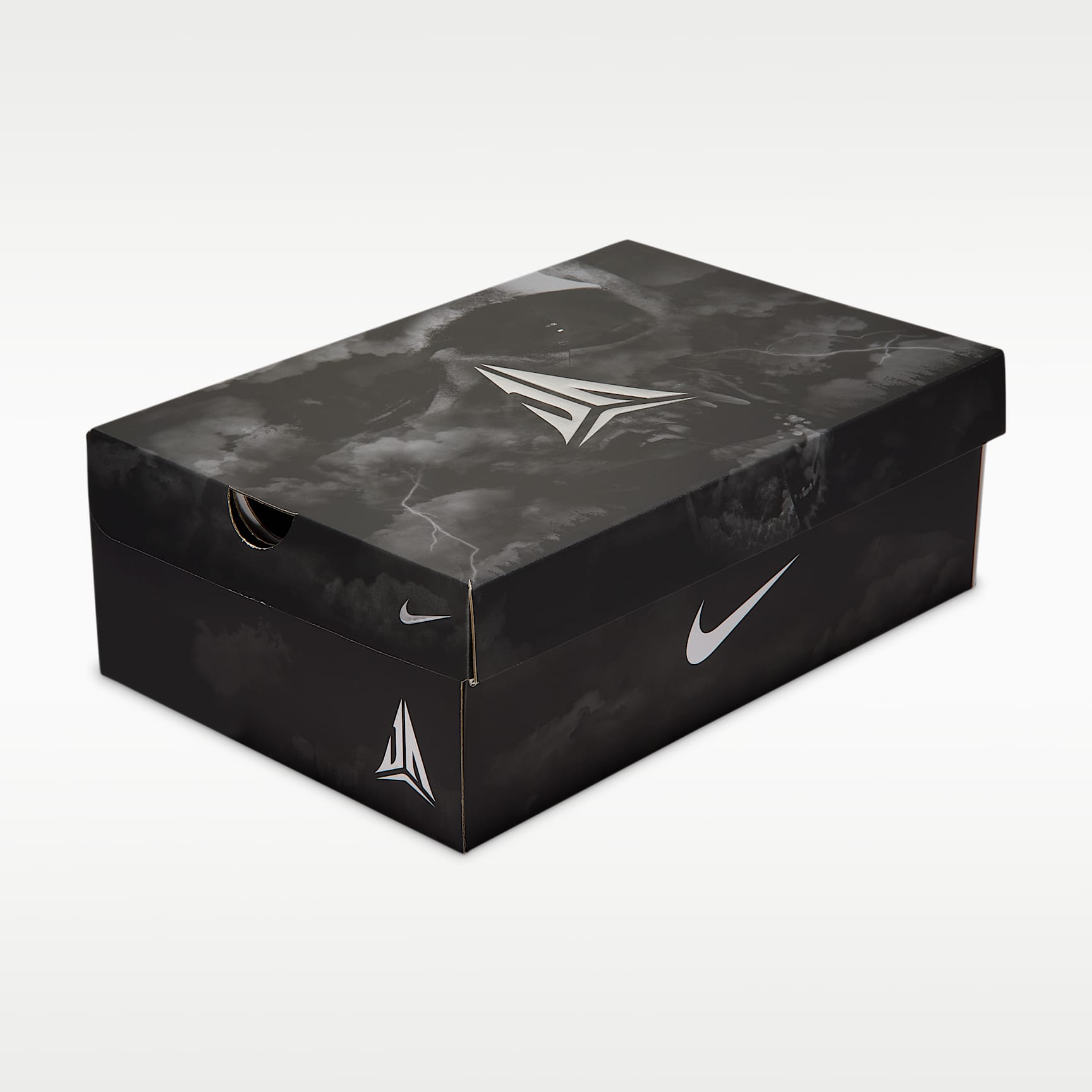 JA 4 "Nightmare" Basketballschuhe – Schwarz/Cobalt Bliss/Dark Smoke Grey/Metallic Silver