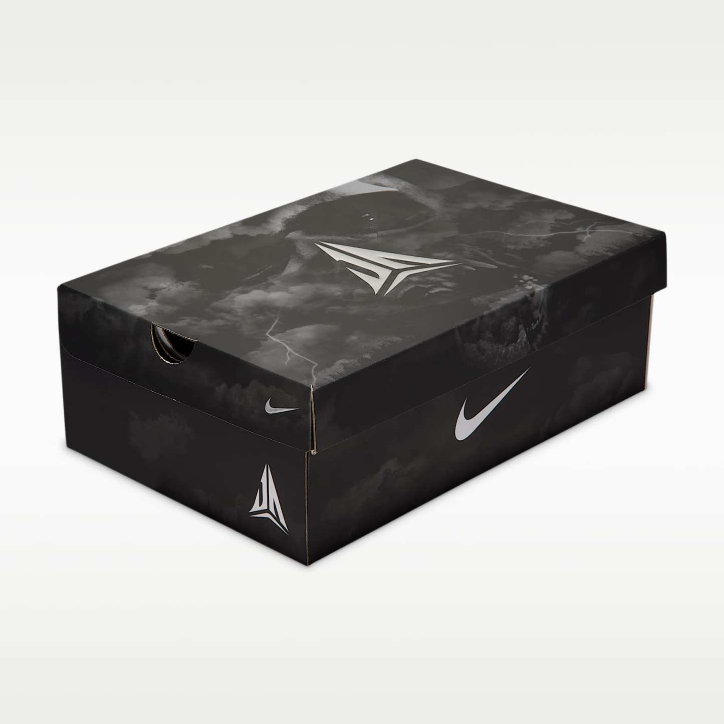 JA 4 "Nightmare" Basketballschuhe – Schwarz/Cobalt Bliss/Dark Smoke Grey/Metallic Silver