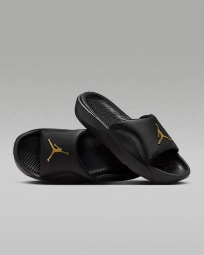 Jordan Franchise Slides – Schwarz/Metallic Gold
