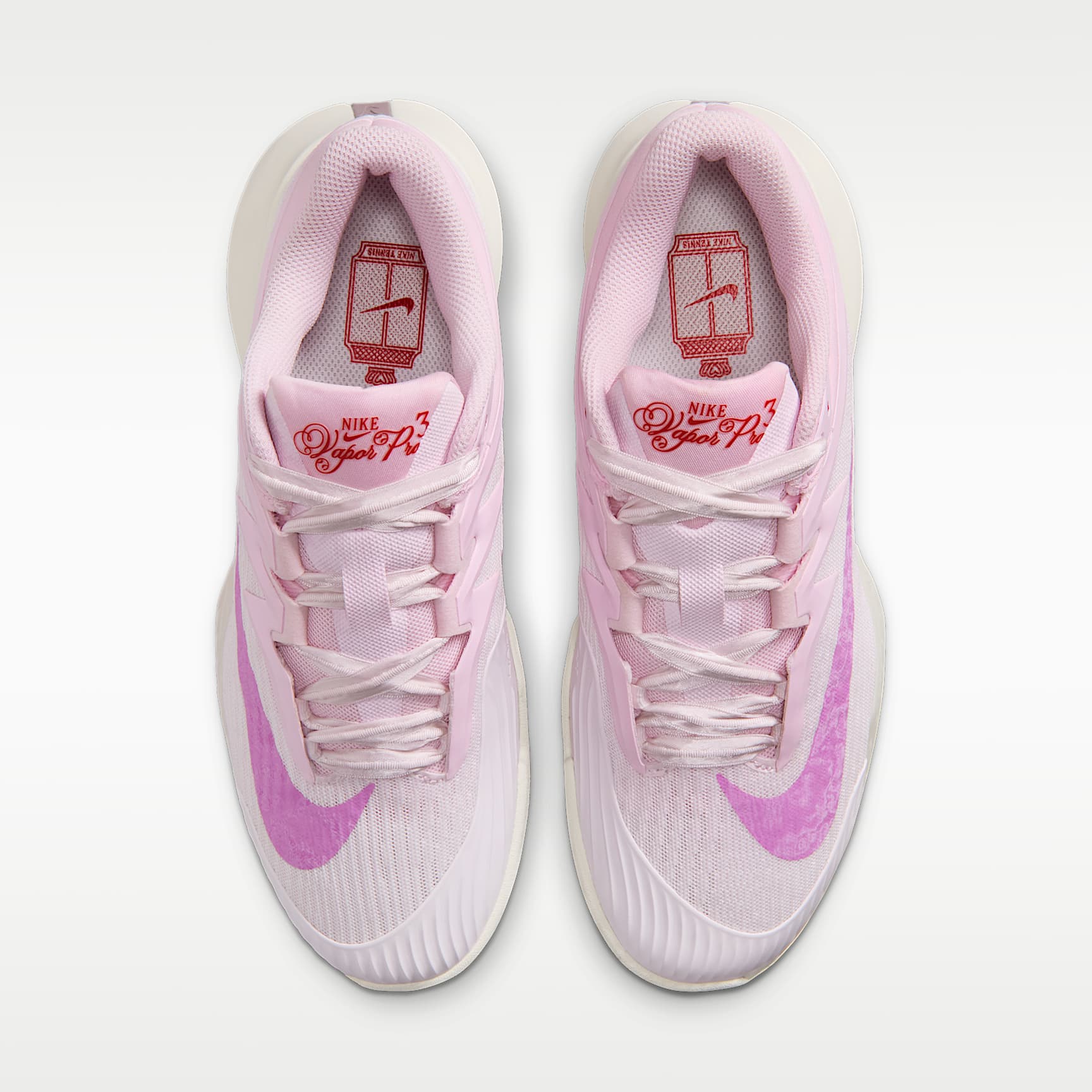 Nike Vapor Pro 3 Tennisschuh für Hartplätze (Damen) – Pearl Pink/Pink Foam/Chalk/Light Magenta