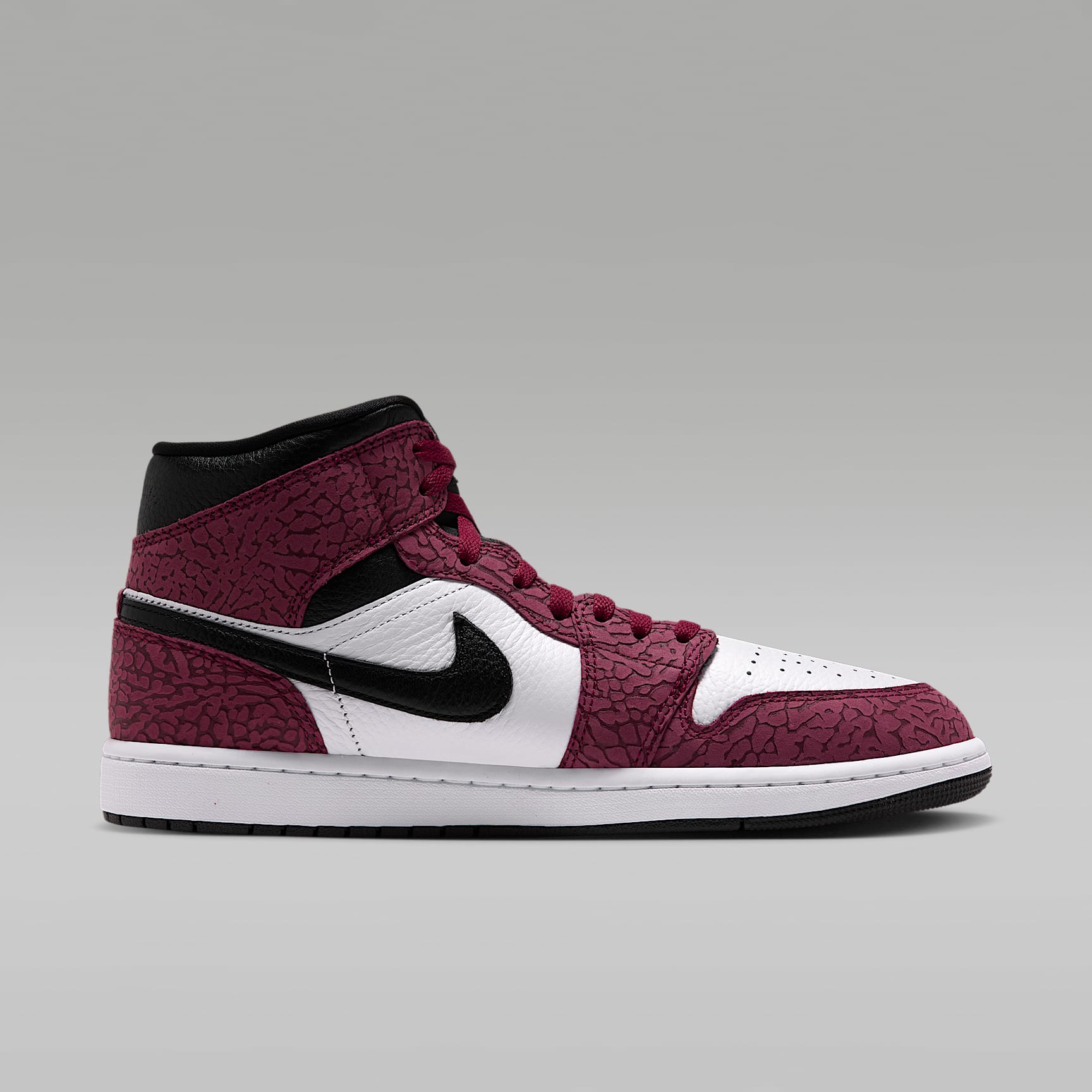 Air Jordan 1 Mid SE Schuh (Herren) – Team Red/Schwarz/Dark Team Red/Weiß