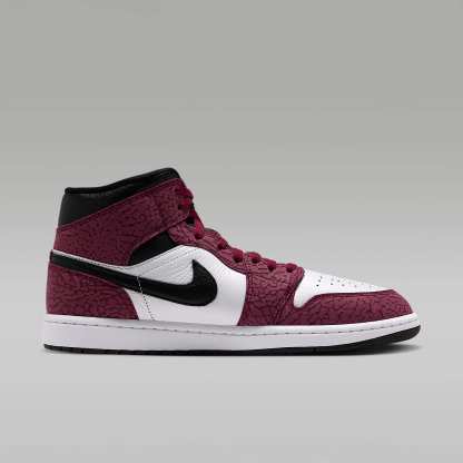 Air Jordan 1 Mid SE Schuh (Herren) – Team Red/Schwarz/Dark Team Red/Weiß