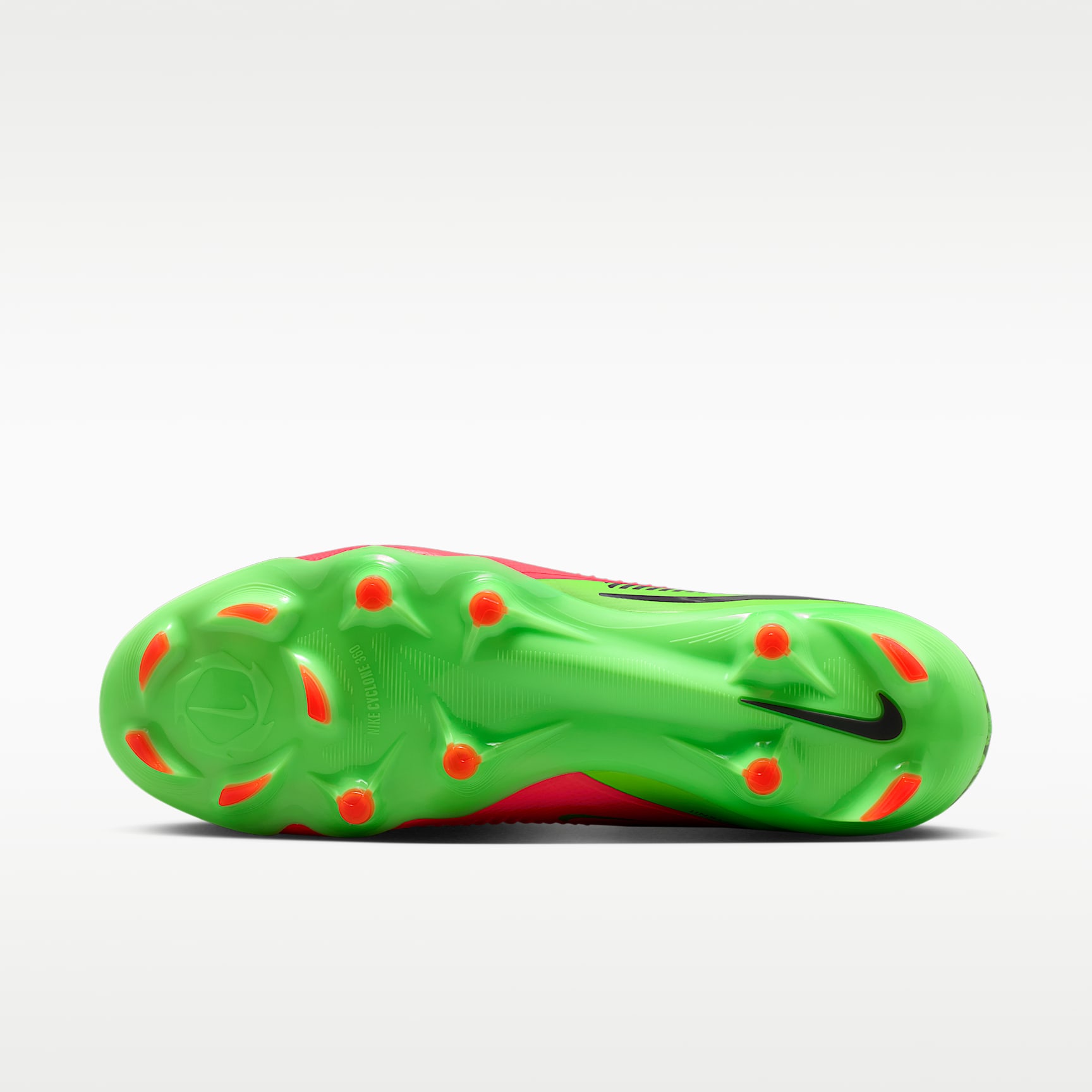 Nike Phantom 6 Low Pro "Erling Haaland" Fußballschuh für normalen Rasen – Hot Punch/Green Strike/Schwarz