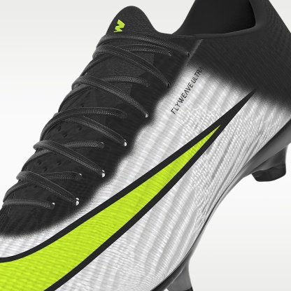 Nike Mercurial Superfly 11 Elite By You personalisierbarer Low-Top-Fußballschuh für normalen Rasen – Schwarz/Schwarz