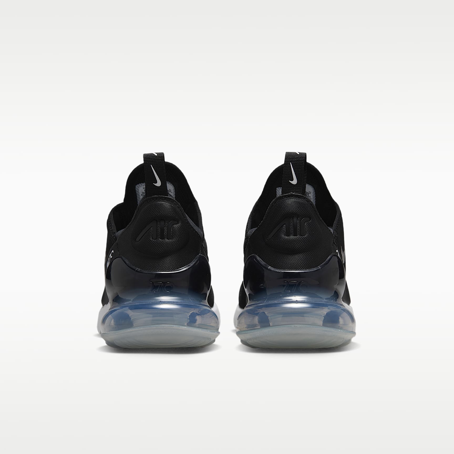 Nike Air Max 270 Damenschuh – Schwarz/Weiß/Metallic Silver