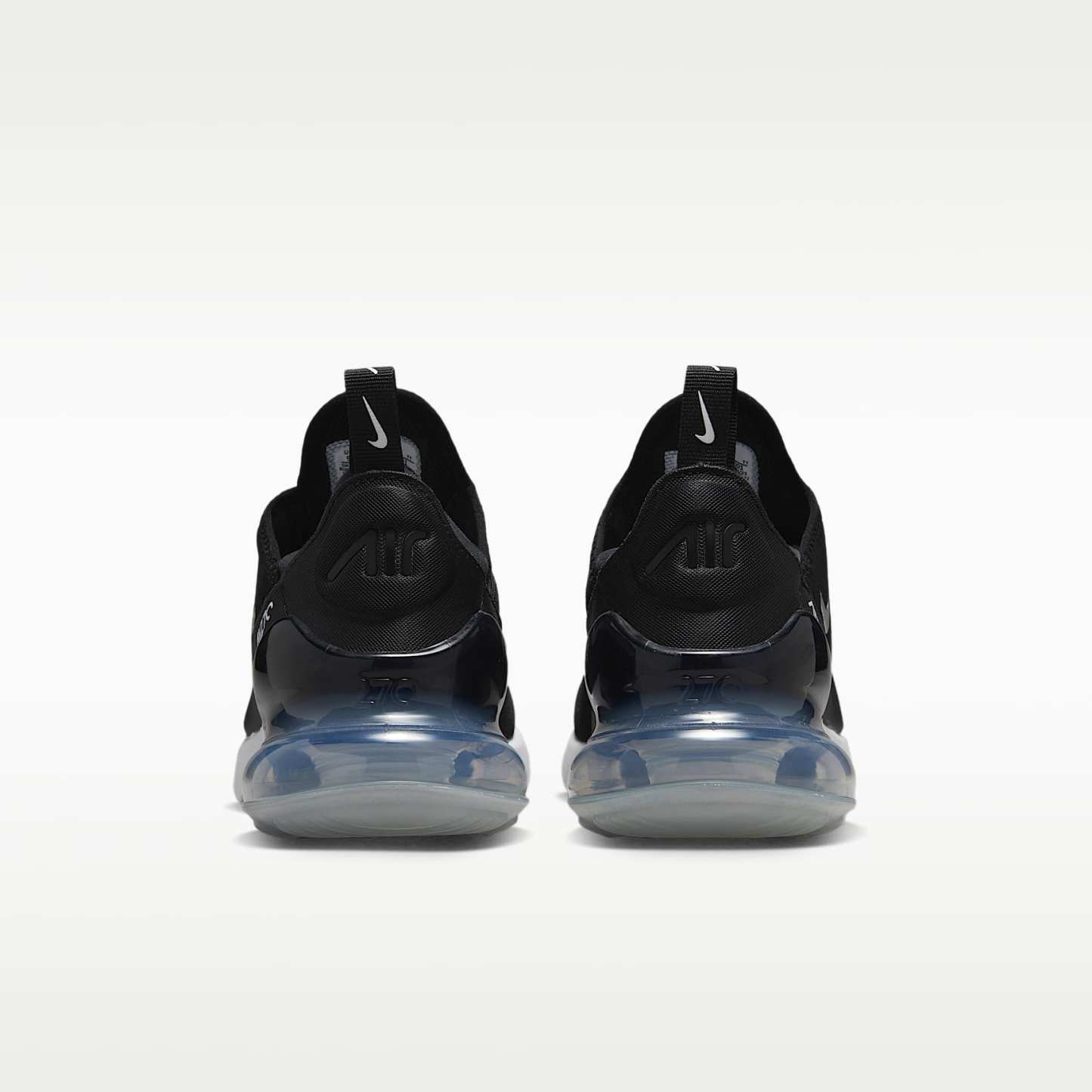 Nike Air Max 270 Damenschuh – Schwarz/Weiß/Metallic Silver