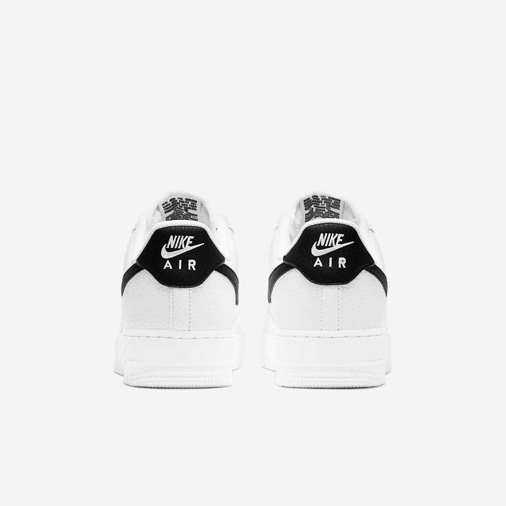 Nike Air Force 1 '07 Herrenschuh – Weiß/Schwarz