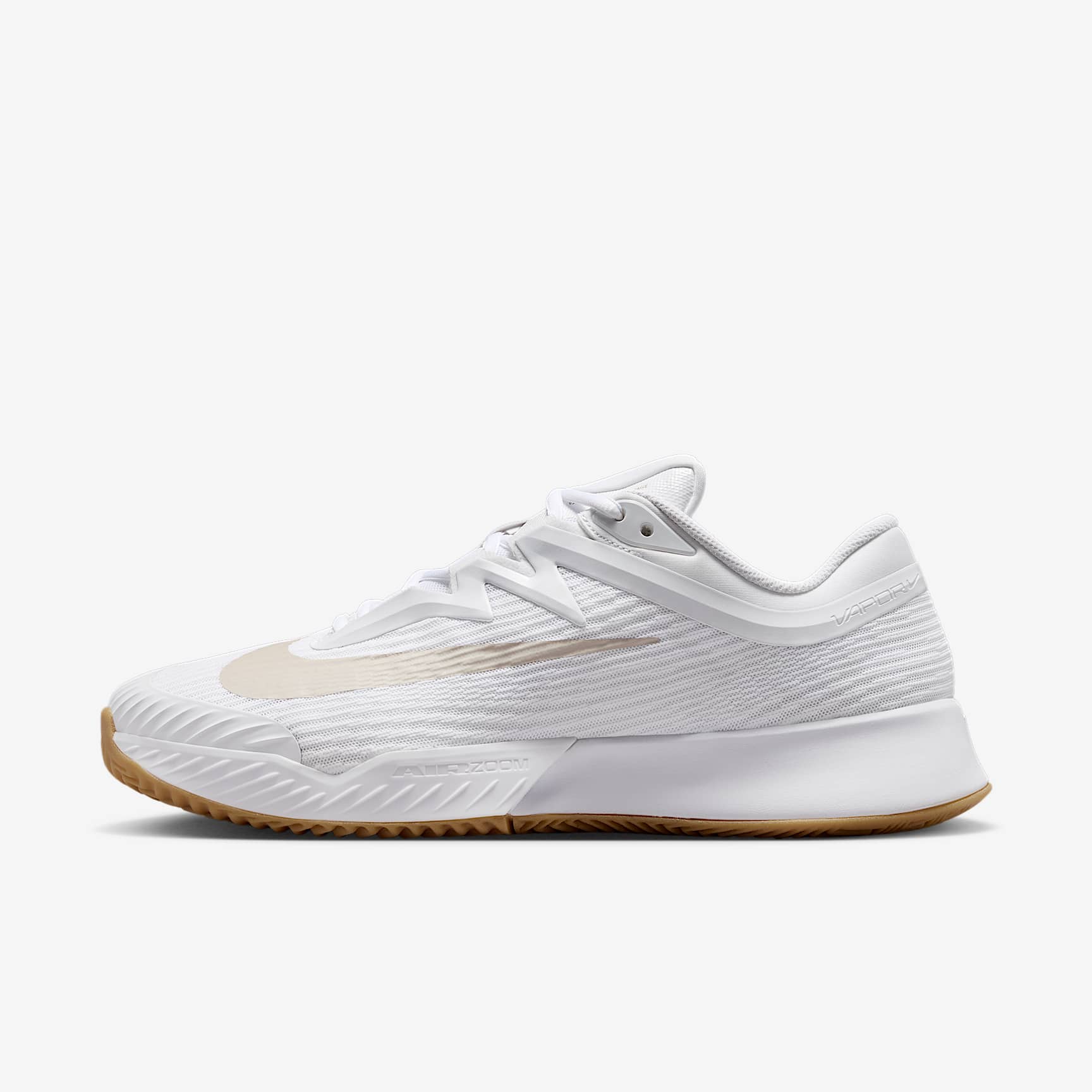 Nike Vapor Pro 3 Clay Court Tennisschuh (Herren) – Weiß/Linen/Linen/Light Orewood Brown