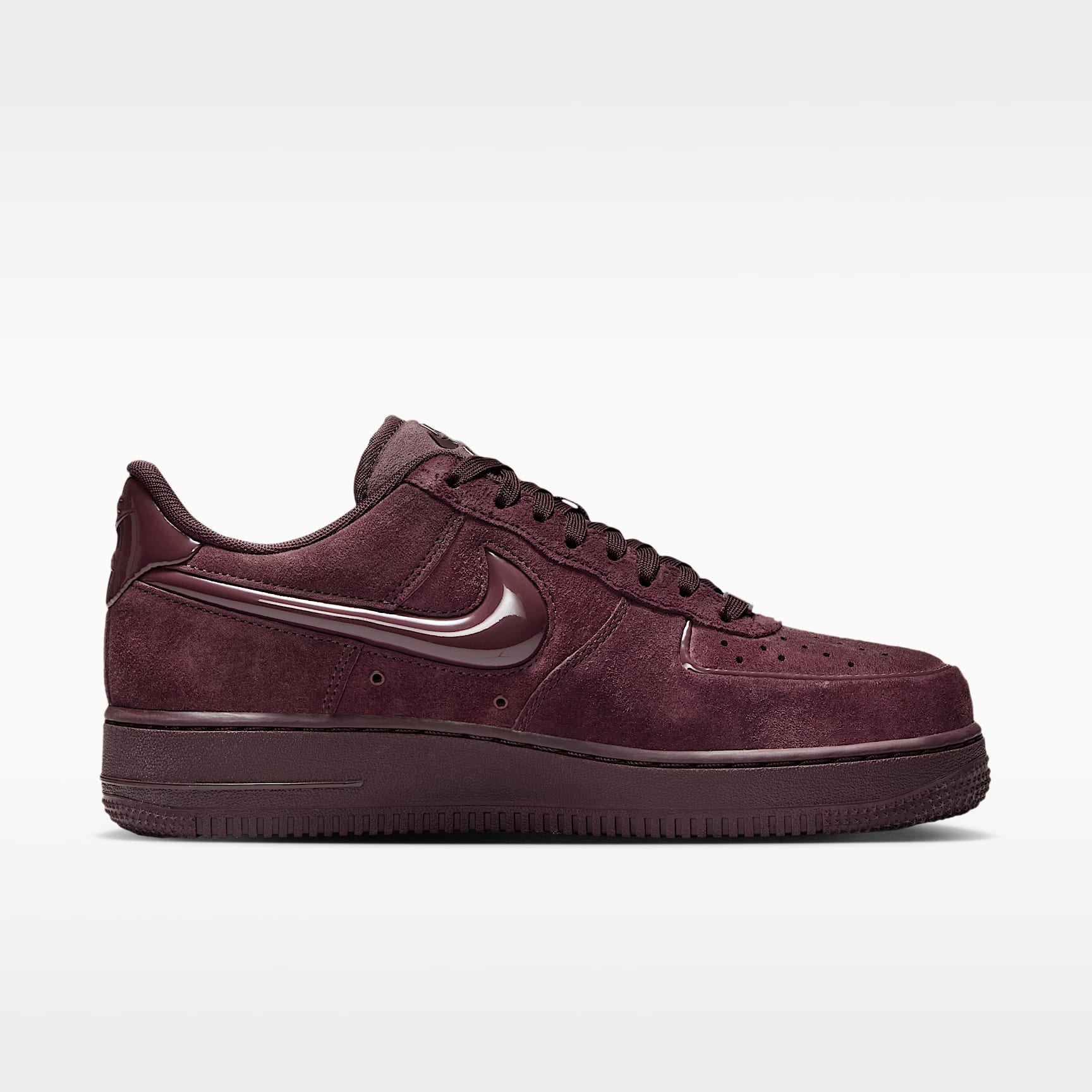 Nike Air Force 1 '07 Schuh (Damen) – Burgundy Crush/Schwarz/Burgundy Crush