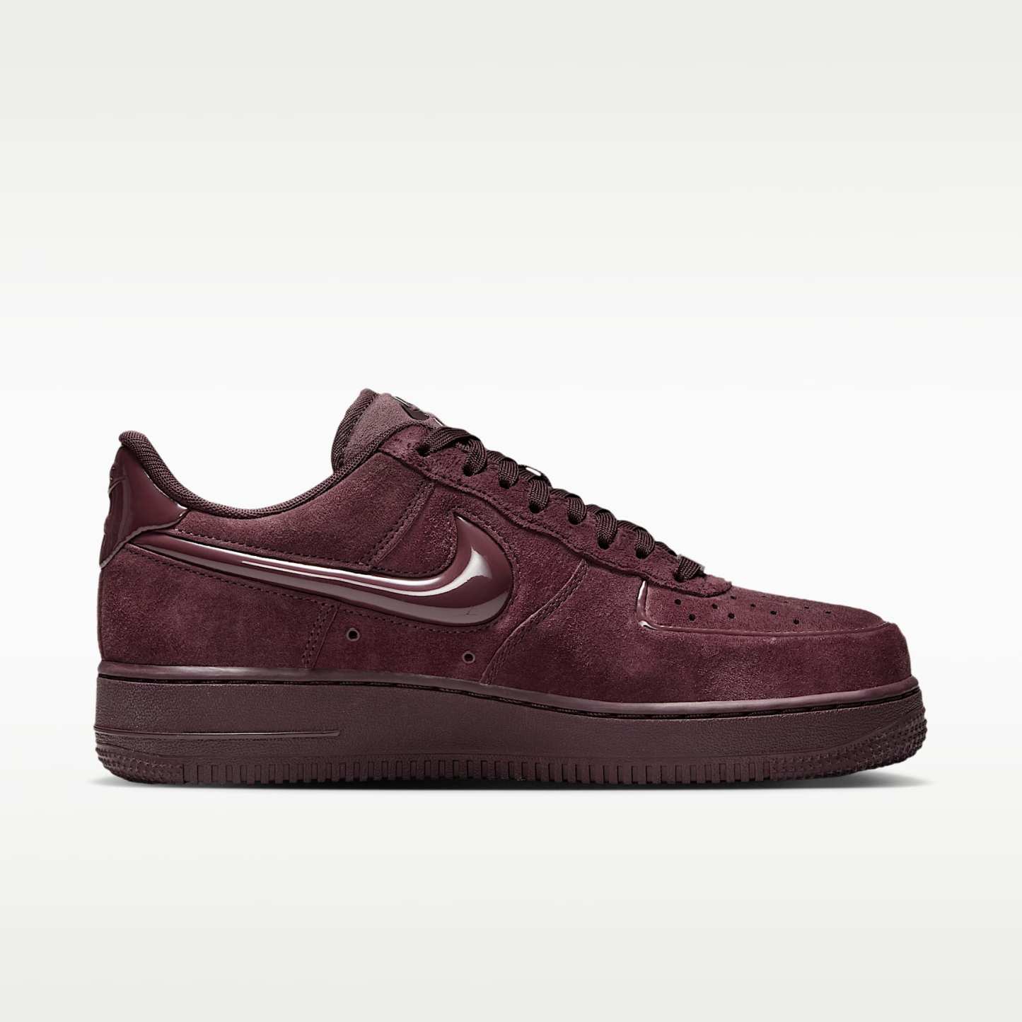 Nike Air Force 1 '07 Schuh (Damen) – Burgundy Crush/Schwarz/Burgundy Crush