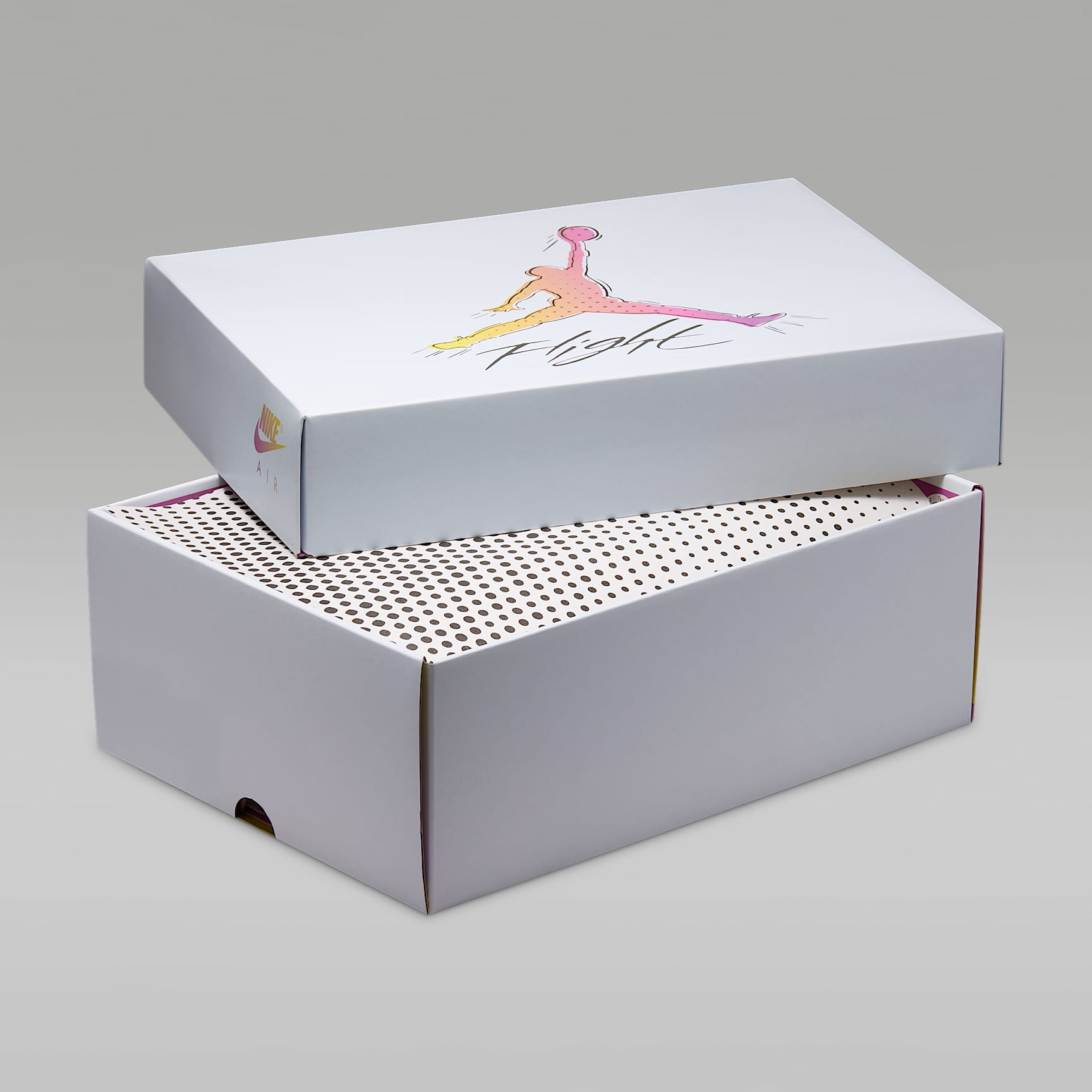 Air Jordan 4 Retro "Comic" Schuh (Herren) – Off White/Anthracite/Fire Pink