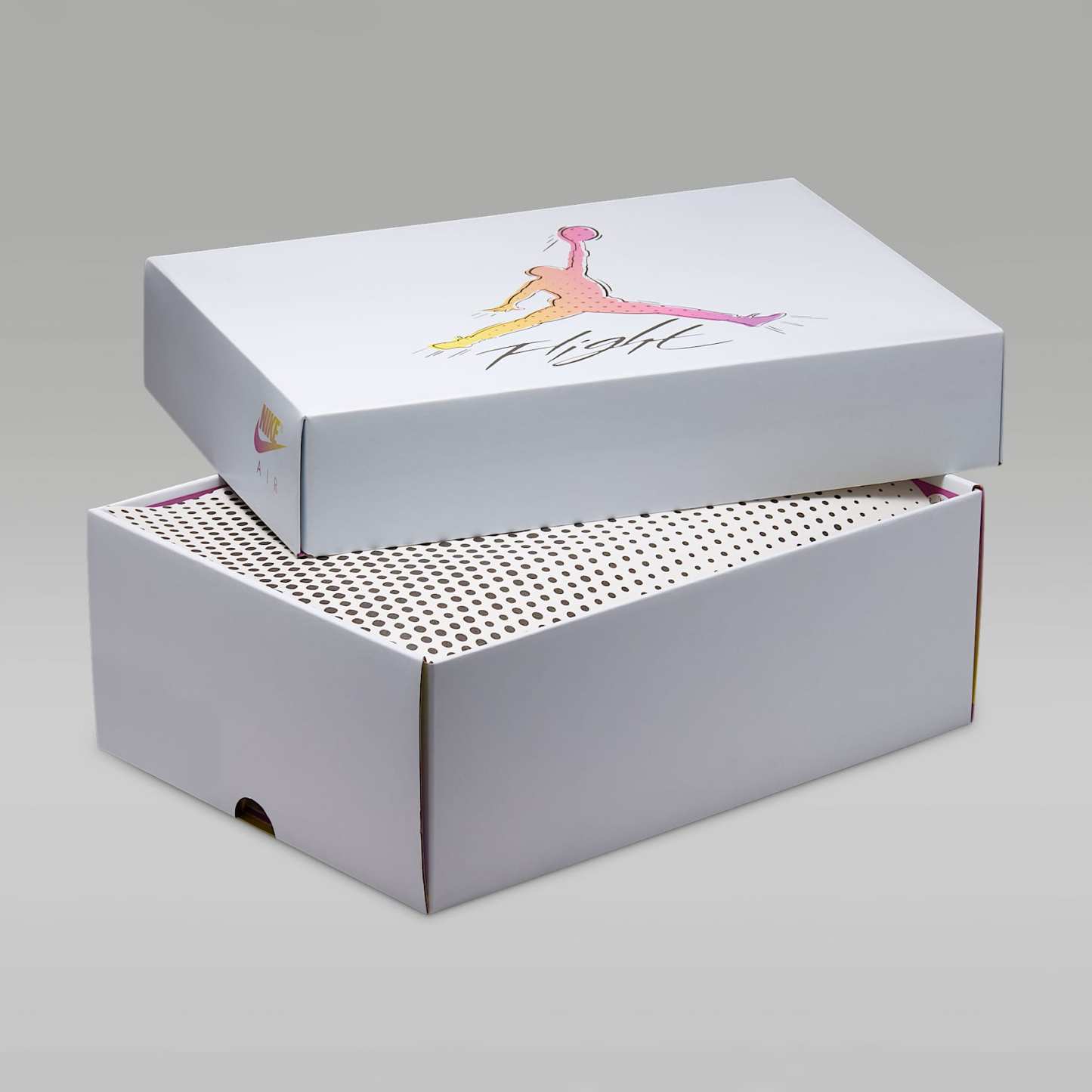 Air Jordan 4 Retro "Comic" Schuh (Herren) – Off White/Anthracite/Fire Pink