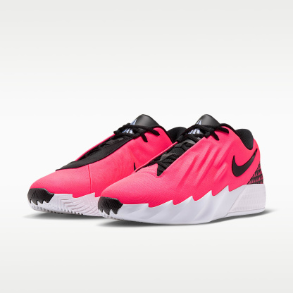 Ja Twelve Time Basketballschuh – Solar Red/Photon Dust/Cobalt Bliss/Schwarz