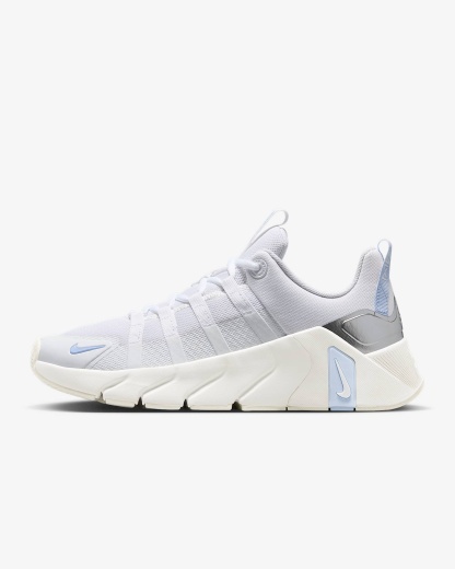 Nike Free Metcon 7 Trainingsschuhe (Damen) – Weiß/Hydrogen Blue/Metallic Silver/Weiß