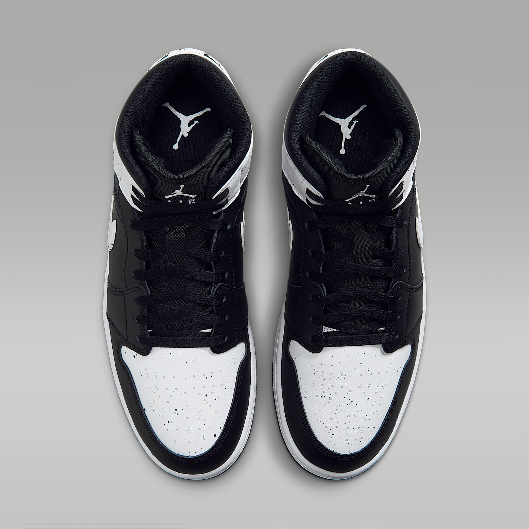 Air Jordan 1 Mid SE Schuh (Herren) – Schwarz/Schwarz/Weiß
