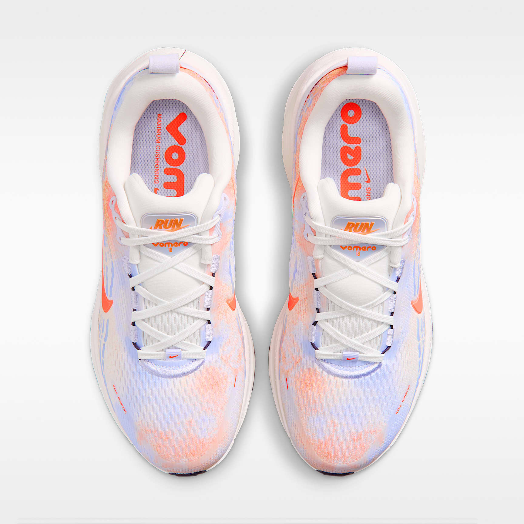 Nike Vomero 18 Straßenlaufschuh (Damen) – Palest Purple/Sunset Haze/Summit White/Hyper Crimson