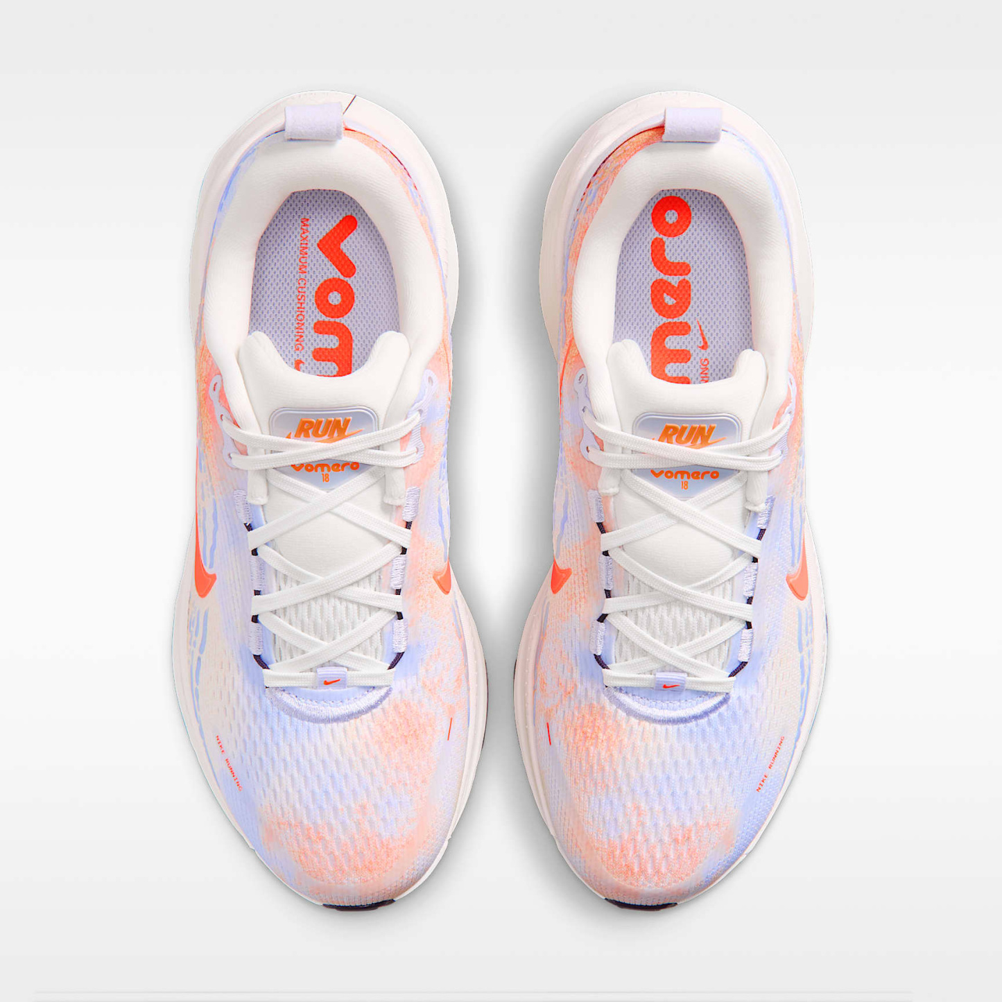 Nike Vomero 18 Straßenlaufschuh (Damen) – Palest Purple/Sunset Haze/Summit White/Hyper Crimson