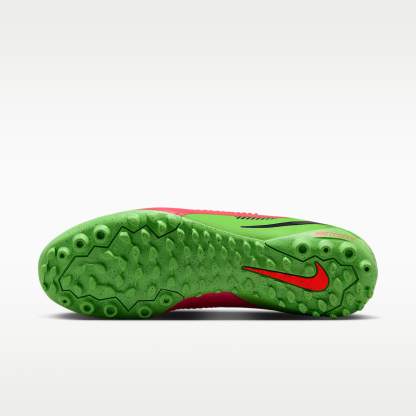 Nike Phantom 6 Low Pro "Erling Haaland" Fußballschuh für Turf – Hot Punch/Green Strike/Schwarz
