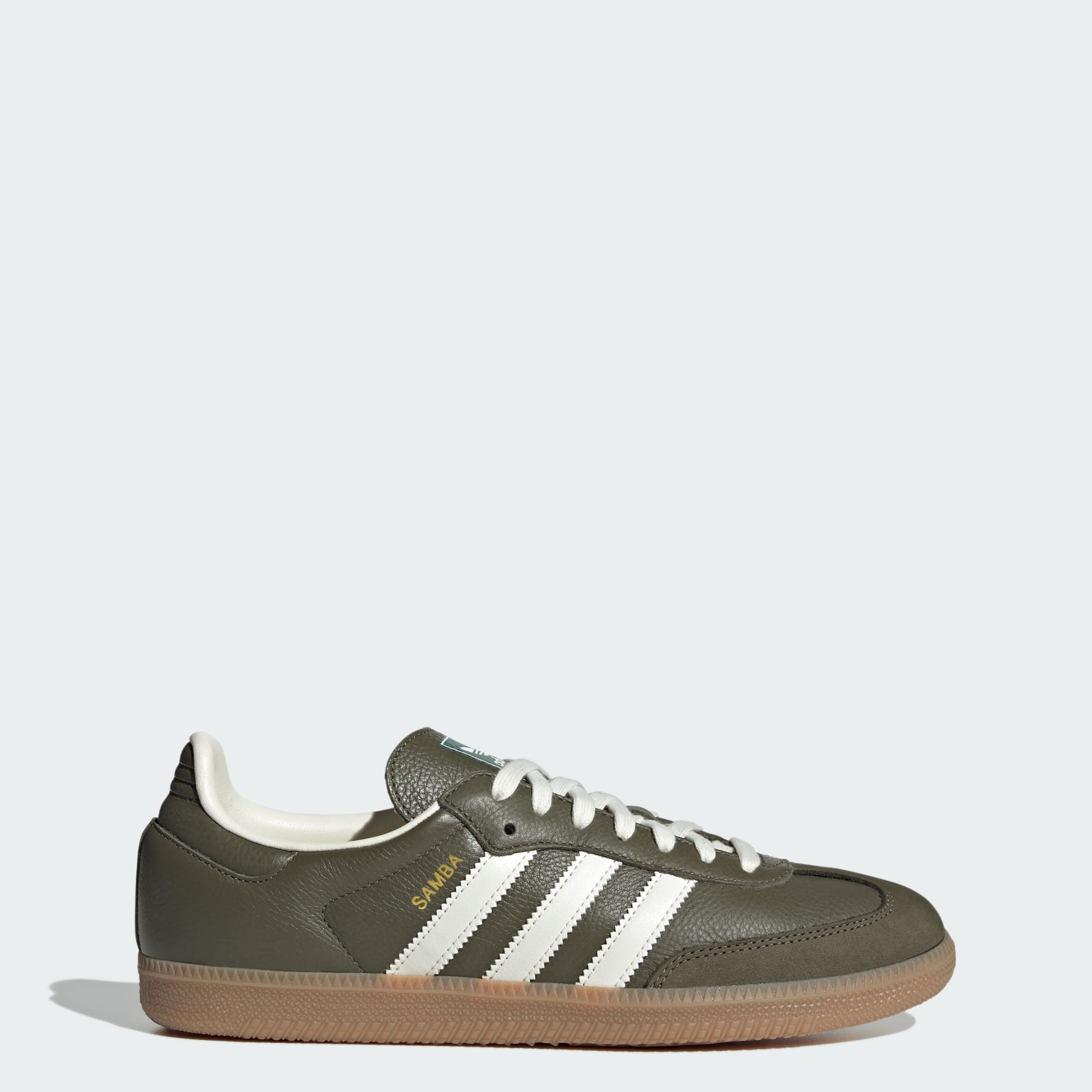 SAMBA OG SCHUH – Medium Dark Khaki / Off White / Gum – JR0890