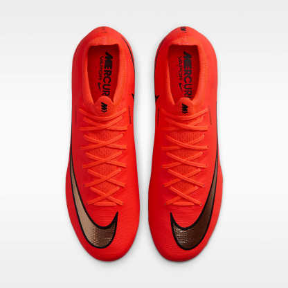 Nike Mercurial Vapor 17 Elite Low-Top-Fußballschuh für normalen Rasen – Bright Crimson/Blur