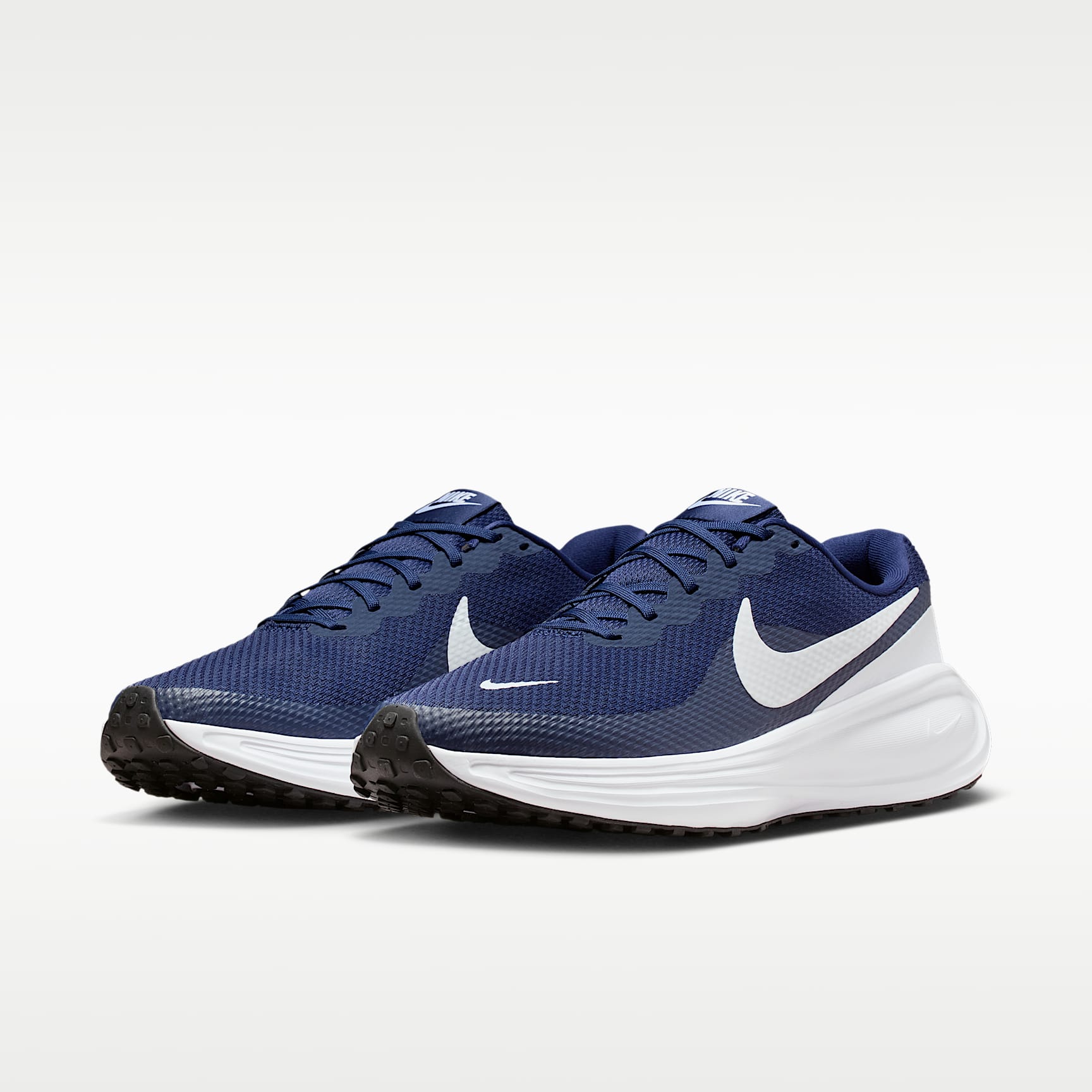 Nike Revolution 8 Straßenlaufschuh (Herren) – Midnight Navy/Weiß/Schwarz/Pure Platinum