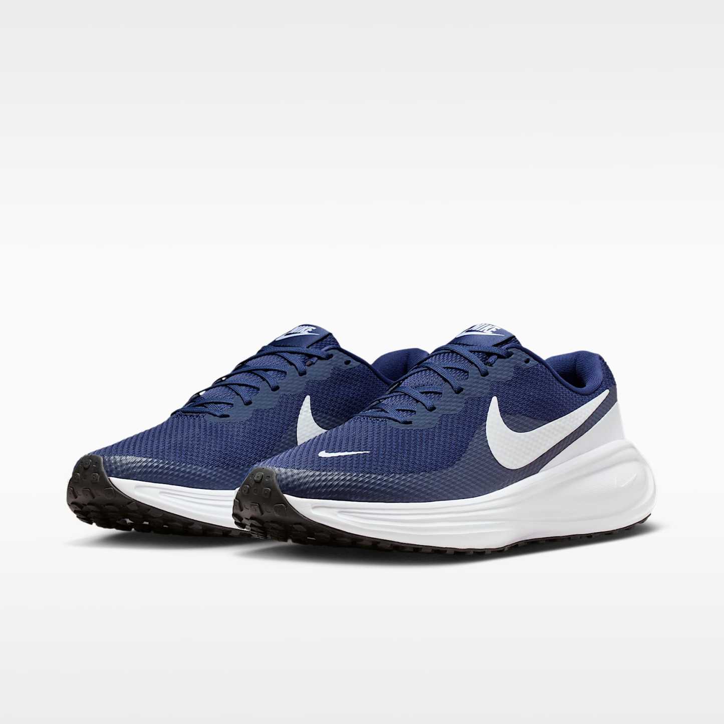 Nike Revolution 8 Straßenlaufschuh (Herren) – Midnight Navy/Weiß/Schwarz/Pure Platinum