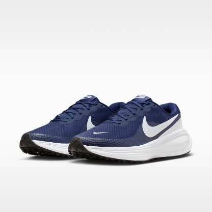 Nike Revolution 8 Straßenlaufschuh (Herren) – Midnight Navy/Weiß/Schwarz/Pure Platinum