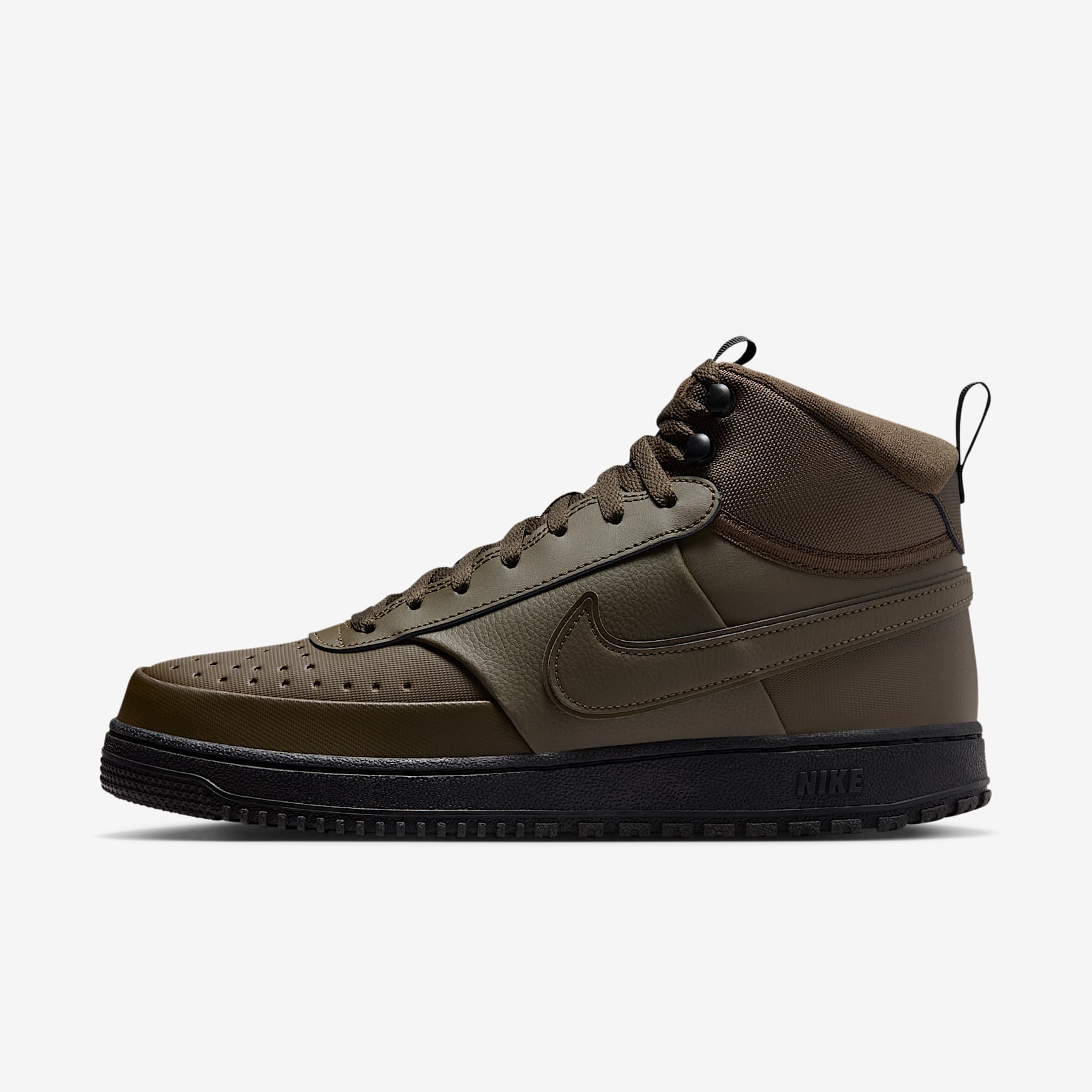 Nike Court Vision Mid winterfester Schuh (Herren) – Dark Hazel/Schwarz/Saffron Quartz/Dark Hazel