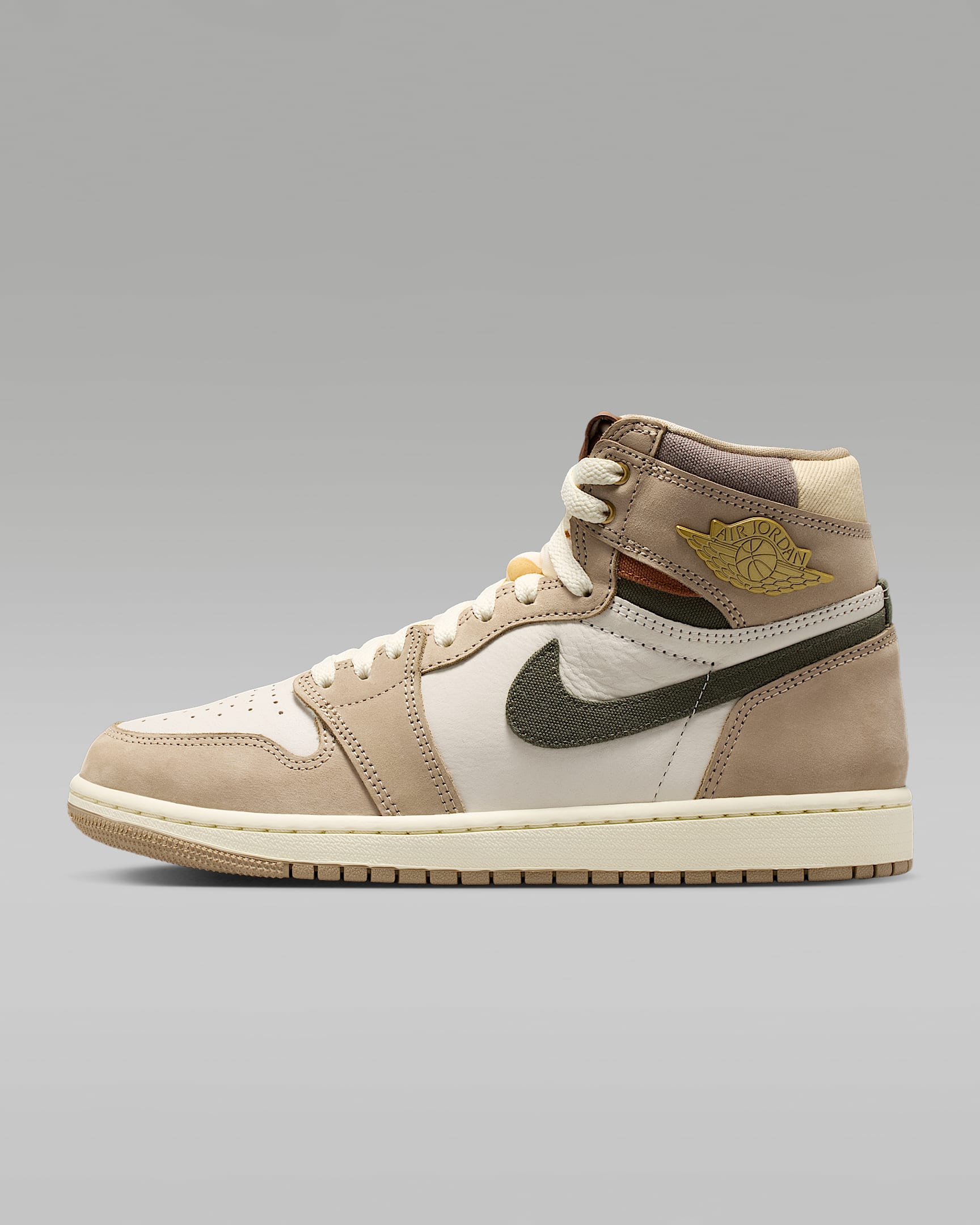 Air Jordan 1 High OG "Khaki" Schuh (Damen) – Khaki/Sail/Cargo Khaki/Multi-Color