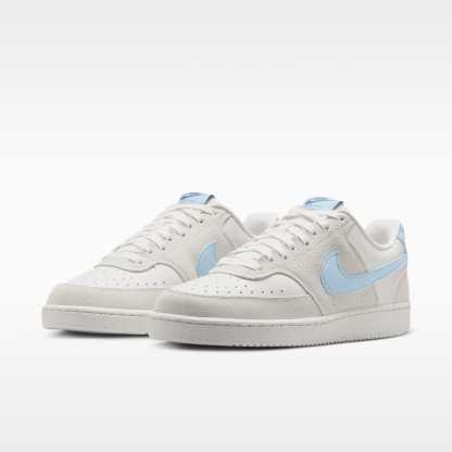 Nike Court Vision Low Schuh (Damen) – Phantom/Light Bone/Diffused Blue/Psychic Blue