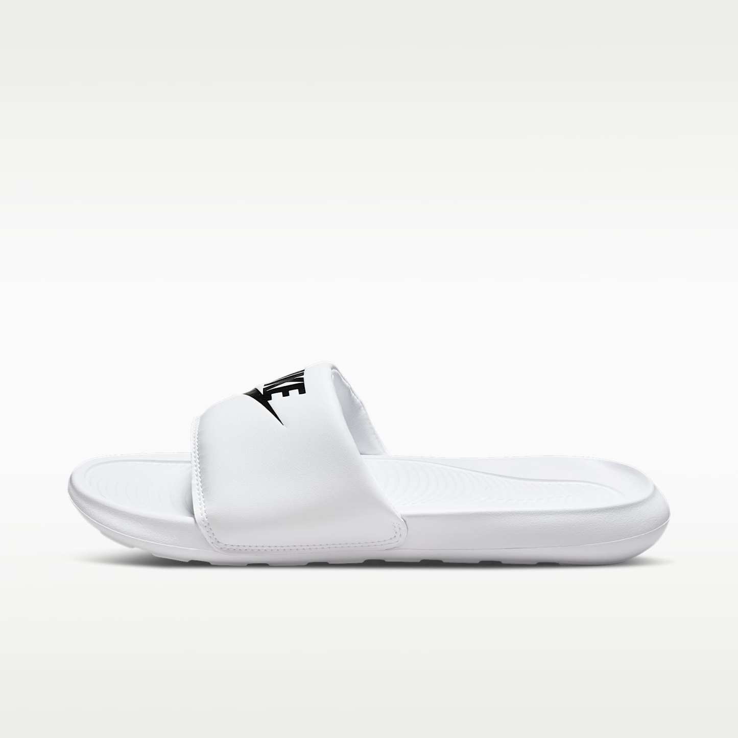 Nike Victori One Damen-Badeslipper – Weiß/Weiß/Schwarz