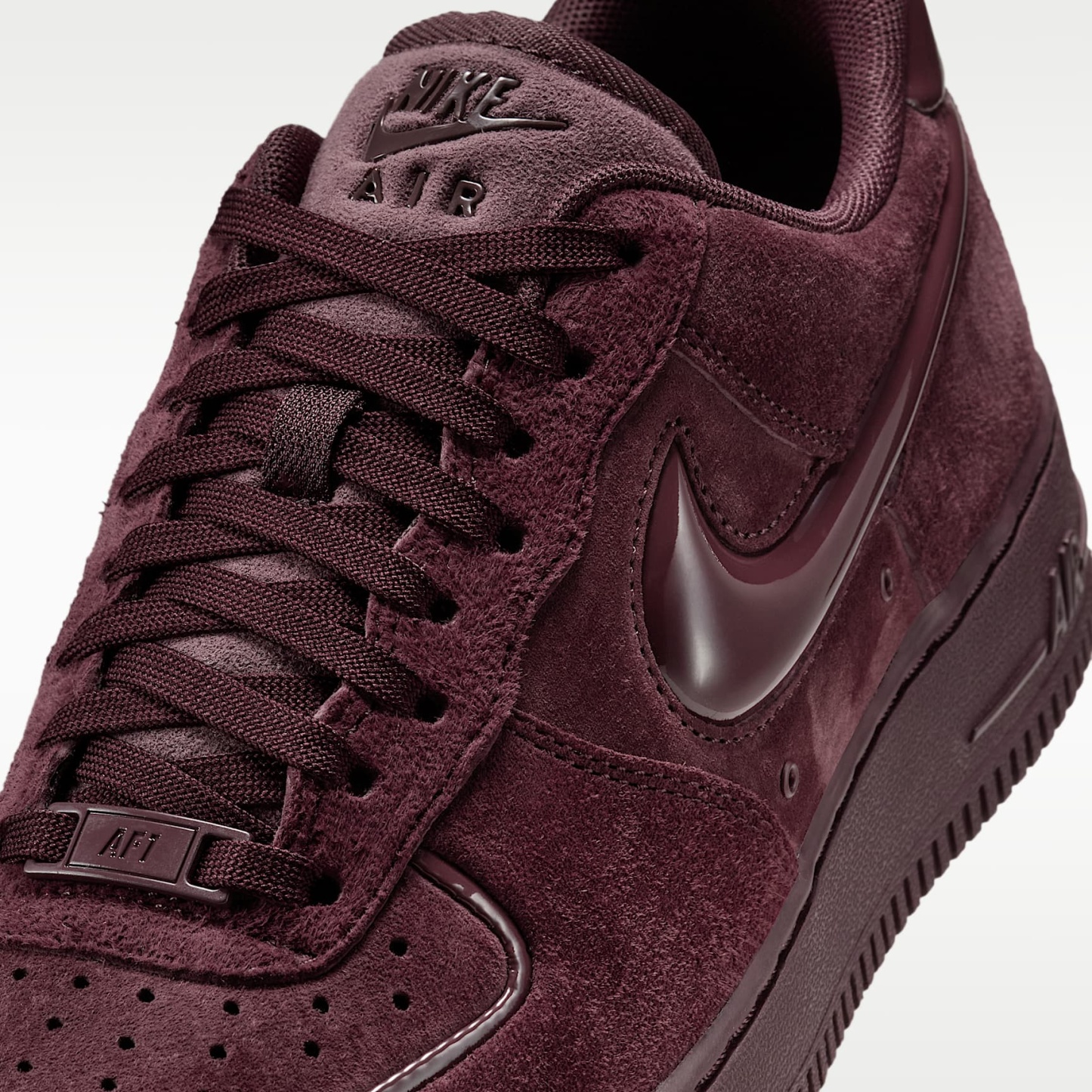 Nike Air Force 1 '07 Schuh (Damen) – Burgundy Crush/Schwarz/Burgundy Crush