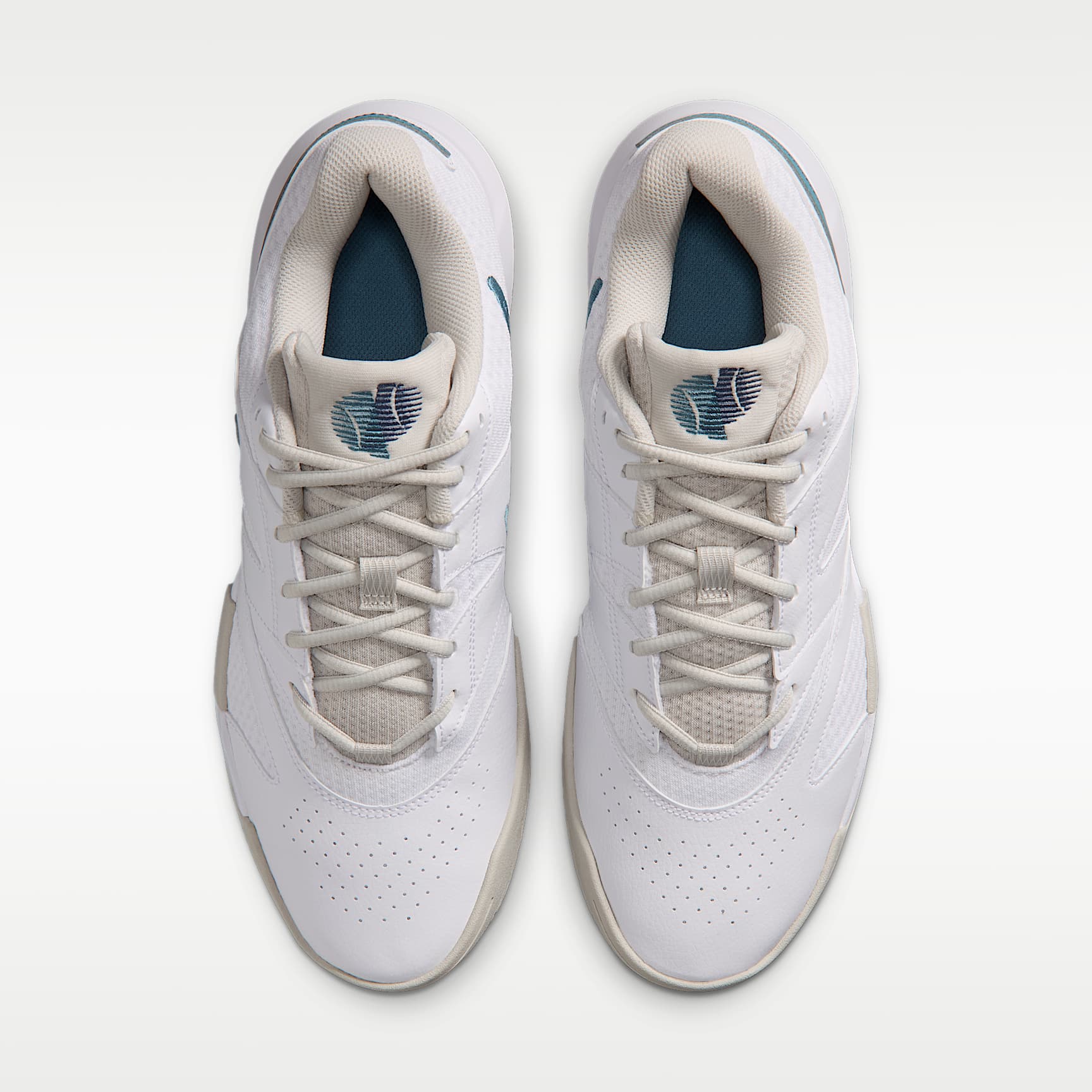 NikeCourt Lite 4 Herren-Tennisschuh – Weiß/Light Bone/New Slate/Smokey Blue