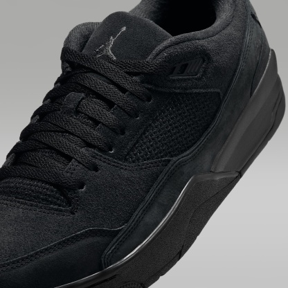 Jordan Flight Court Schuh (Herren) – Schwarz/Anthracite