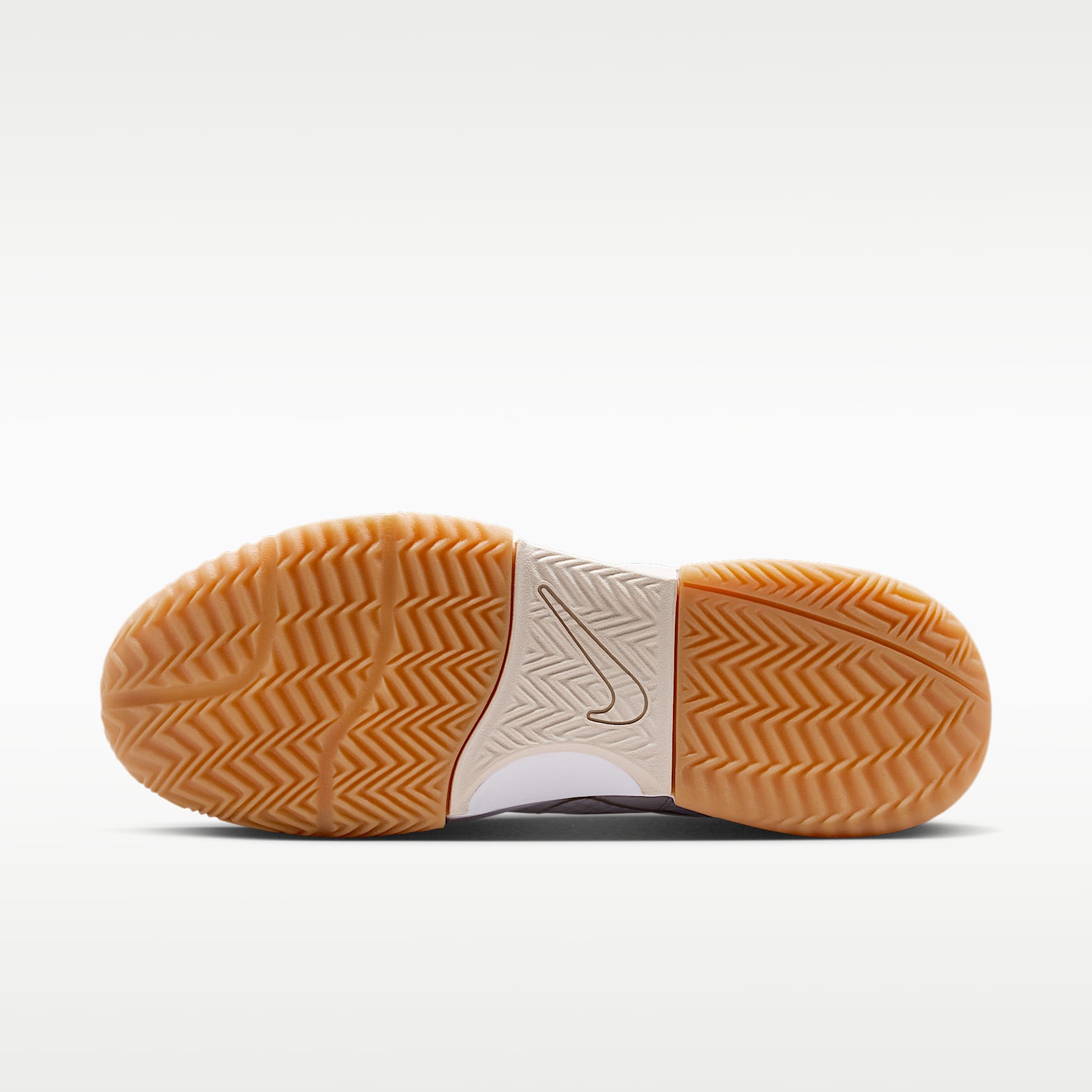 NikeCourt Lite 4 Herren-Tennisschuh für Sandplätze – Weiß/Summit White/Linen/Light Orewood Brown