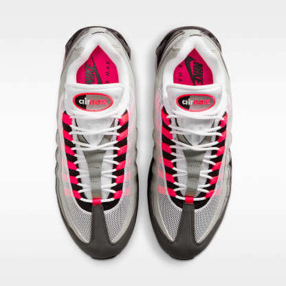 Nike Air Max 95 Big Bubble Schuh (Herren) – Schwarz/Medium Ash/Dark Pewter/Solar Red