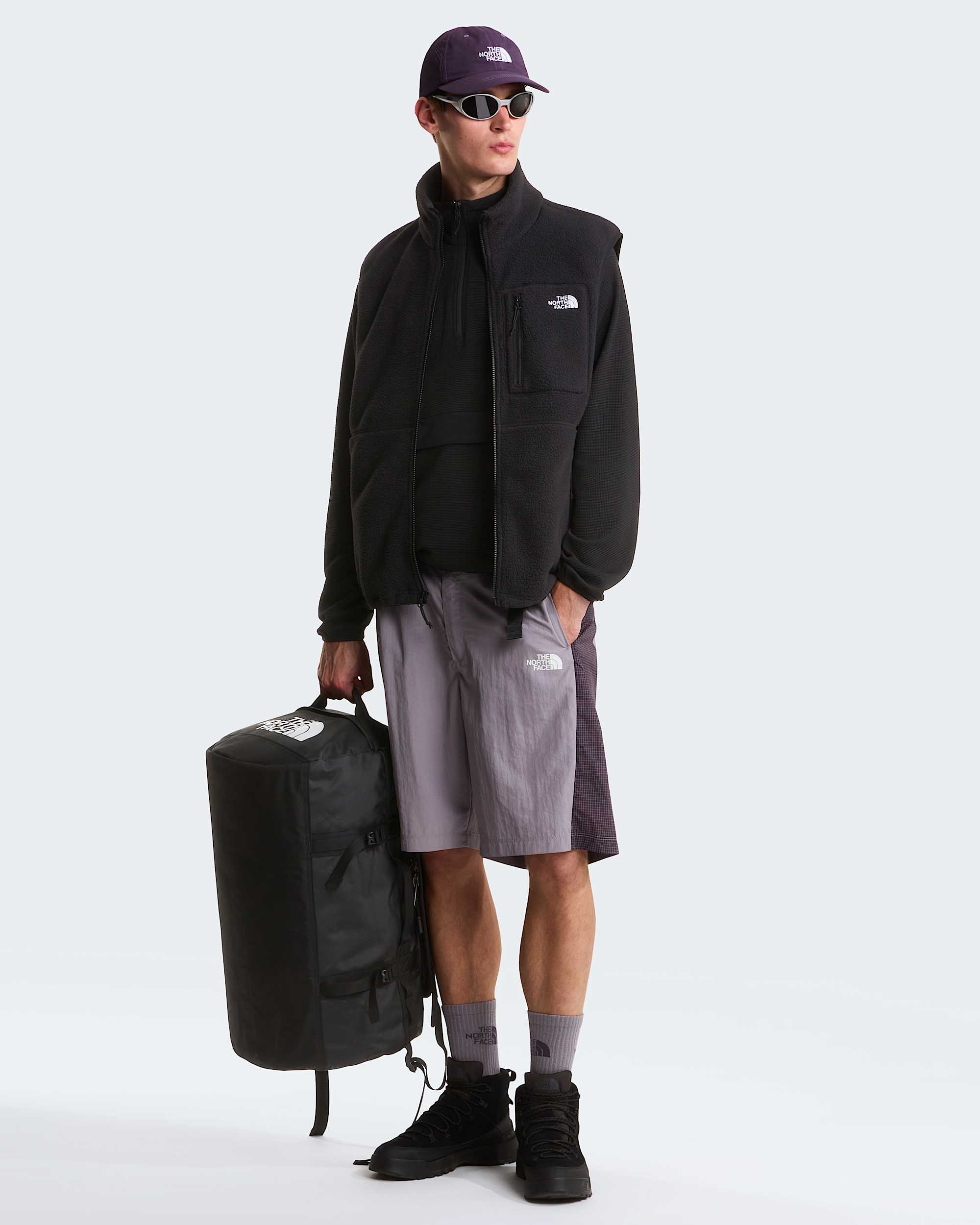 Base Camp Duffel-Tasche 50L – S – TNF Black-TNF White-NPF